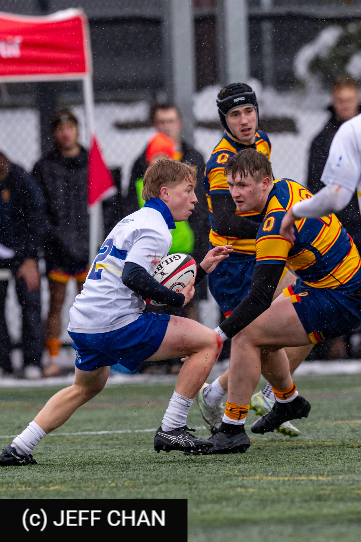 Trekker JAMES - Owen LEE -  Queen's University - University of Victoria - Rugby - CANUMENS 2025 - Queen's University vs University of Victoria - Game#1 by Jeff Chan (#CANUMENS2581) Photo by: Jeff Chan | Siuxy Sports 2025-11-12