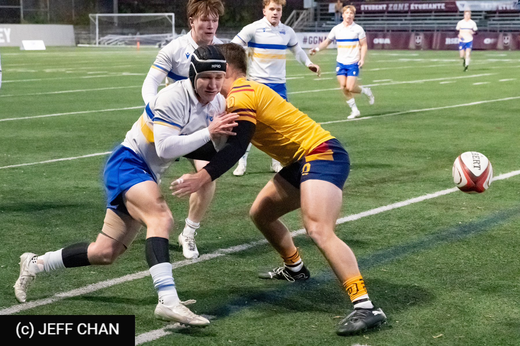 Morgan Di NARDO -  Queen's University - University of Victoria - Rugby - CANUMENS 2024 - Qtr final - Queen's vs UVic by Jeff Chan (#CANUMENS2403) Photo by: Jeff Chan | Siuxy Sports 2024-11-13