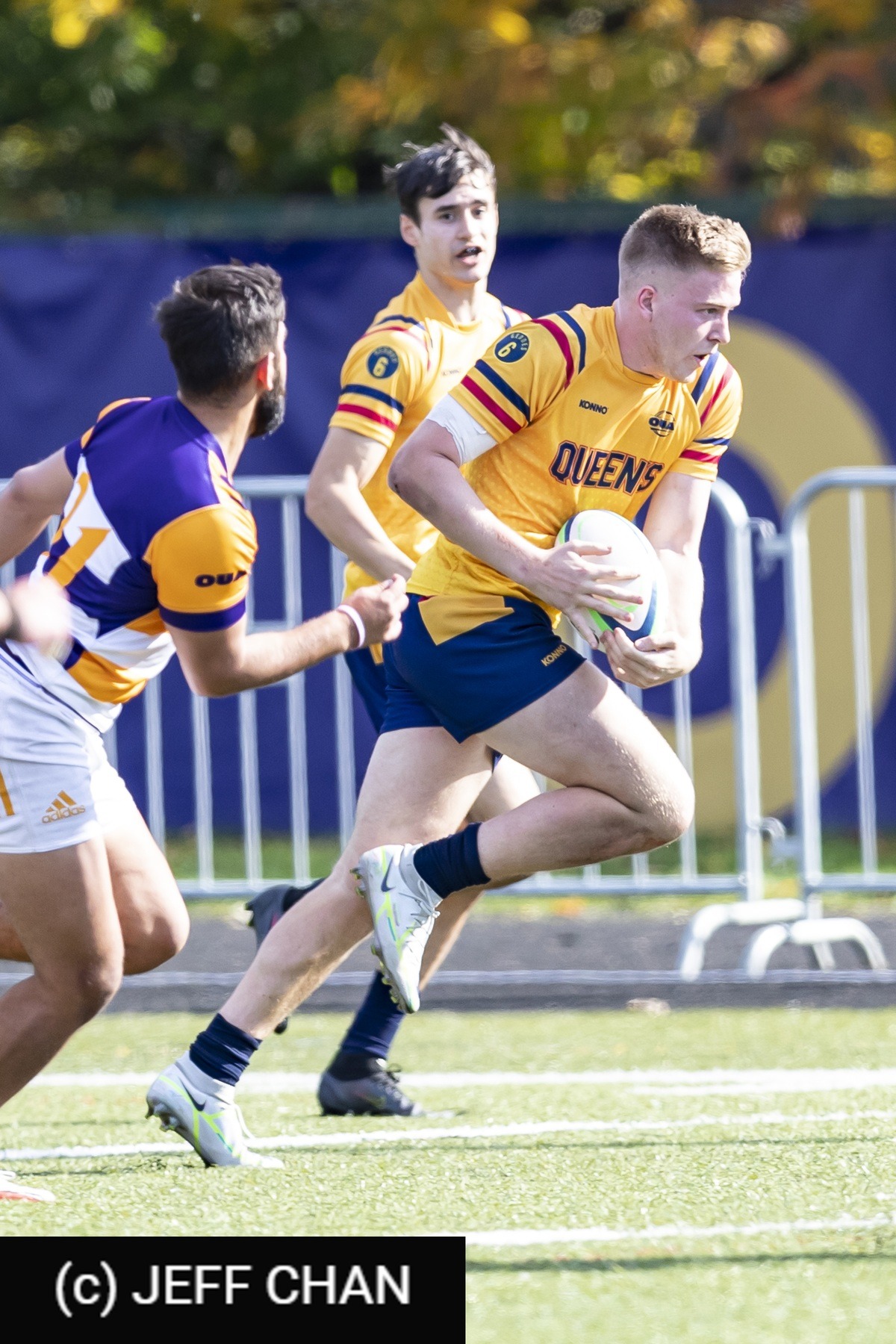  Queen's University - Wilfrid Laurier University - Rugby - OUA 2022 Queen's vs Laurier (#OUA22QULA10) Photo by: Jeff Chan | Siuxy Sports 2022-10-23