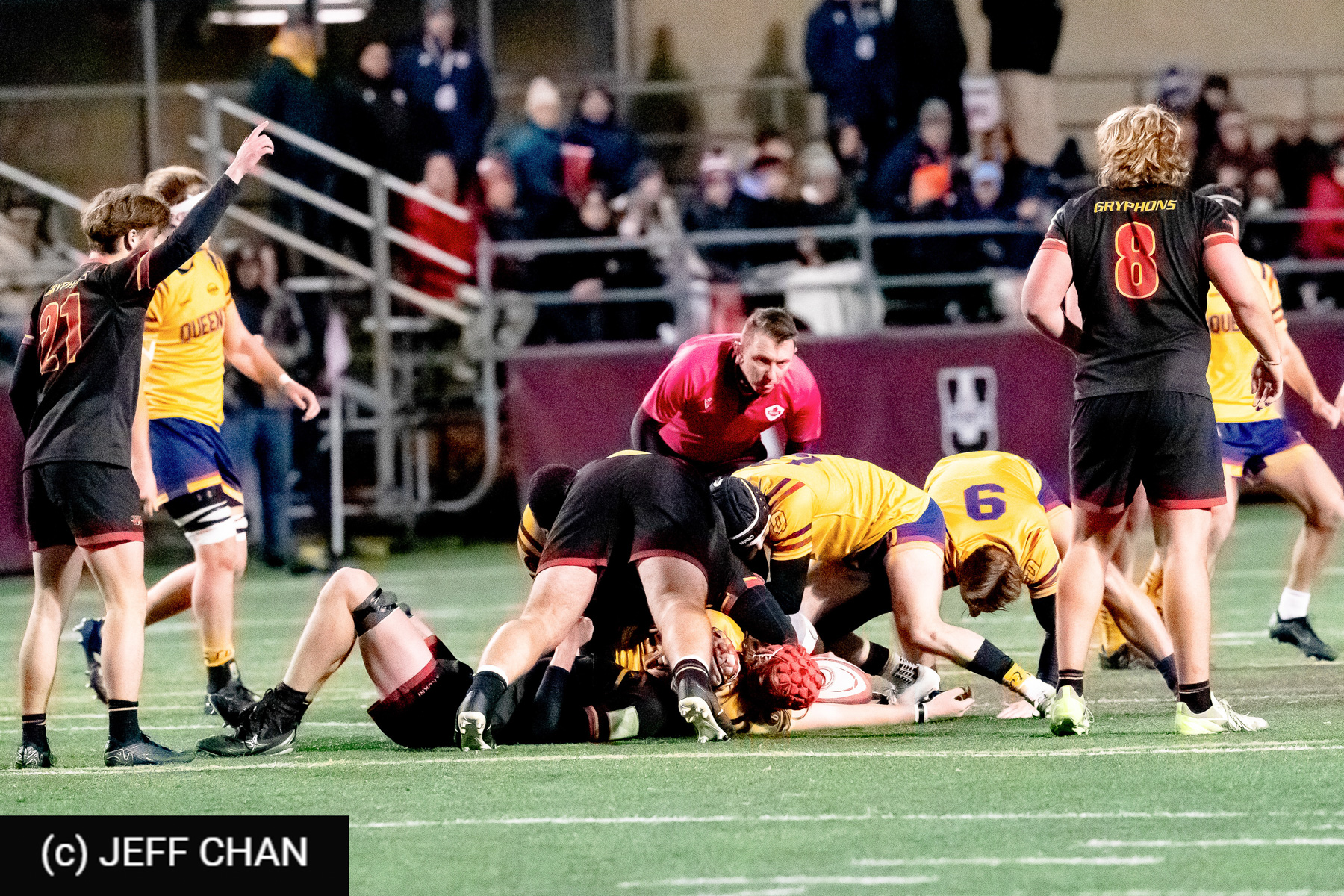  Queen's University - University of Guelph - Rugby - CANUMENS 2024 - Semi final - Queen's vs Guelph by Jeff Chan (#CANUMENS2408) Photo by: Jeff Chan | Siuxy Sports 2024-11-15
