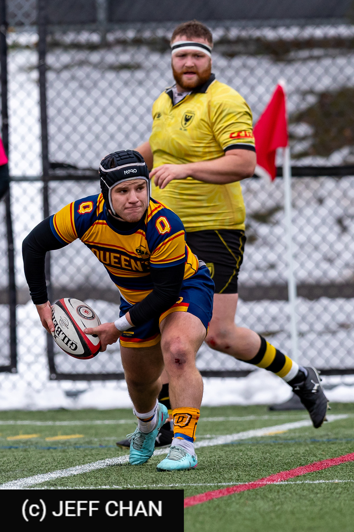 Parker BATES - Adam DOYLE -  Queen's University - Dalhousie University - Rugby - CANUMENS 2025 - Queen's University vs Dalhousie University - Game#5 by Jeff Chan (#CANUMENS2575) Photo by: Jeff Chan | Siuxy Sports 2025-11-14