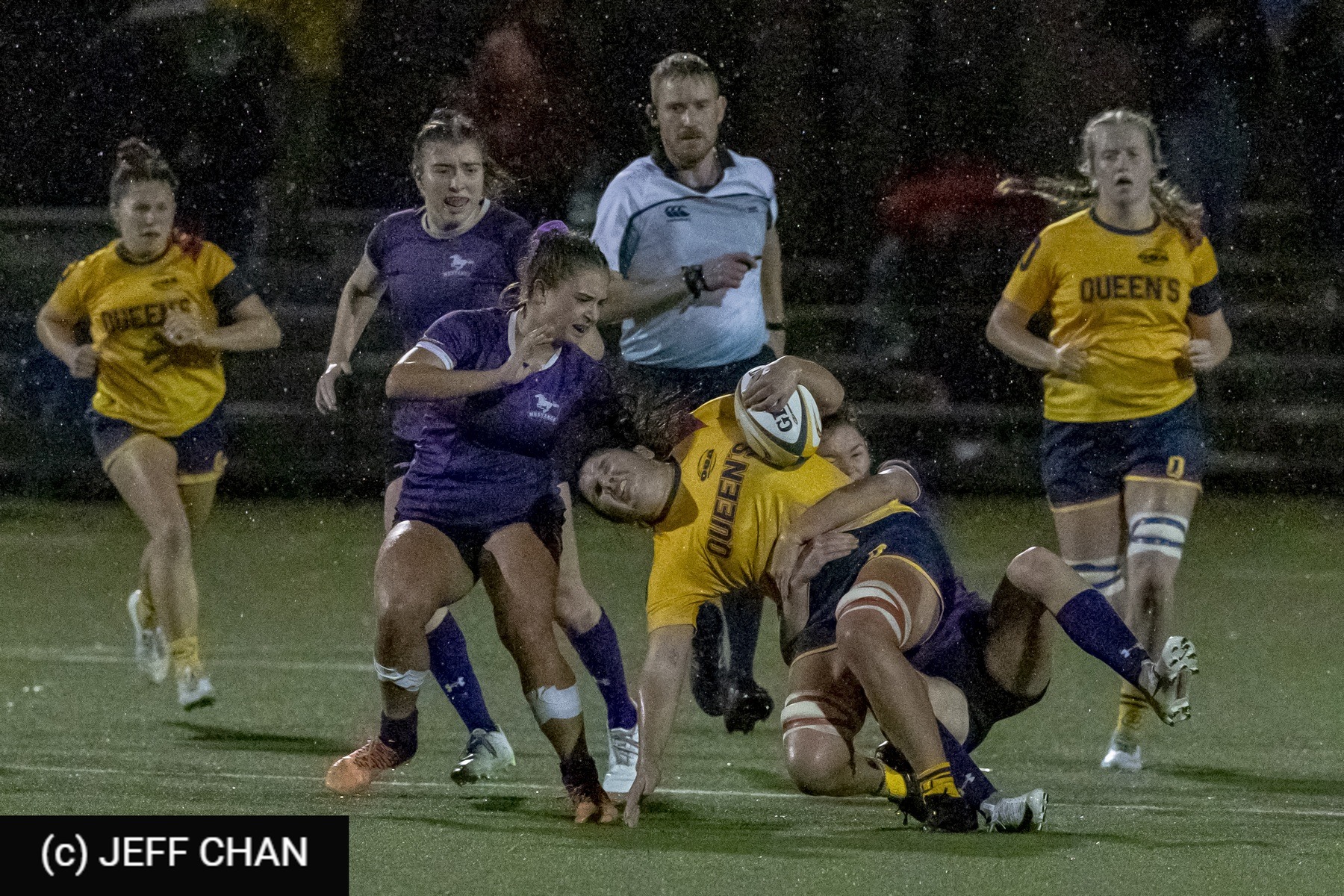  Queen's University - University of Western Ontario - Rugby - OUA 2023 Queen's (W) vs Western Semi (#OUW23QWWE10) Photo by: Jeff Chan | Siuxy Sports 2023-10-20