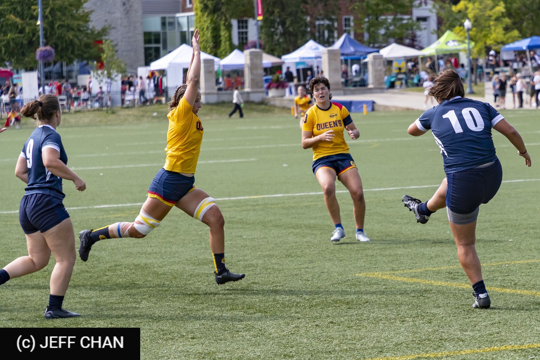  Queen's University - University of Toronto - Rugby - OUA 2023 Queen's (W) vs Toronto (#OUW23QWUT09) Photo by: Jeff Chan | Siuxy Sports 2023-09-09