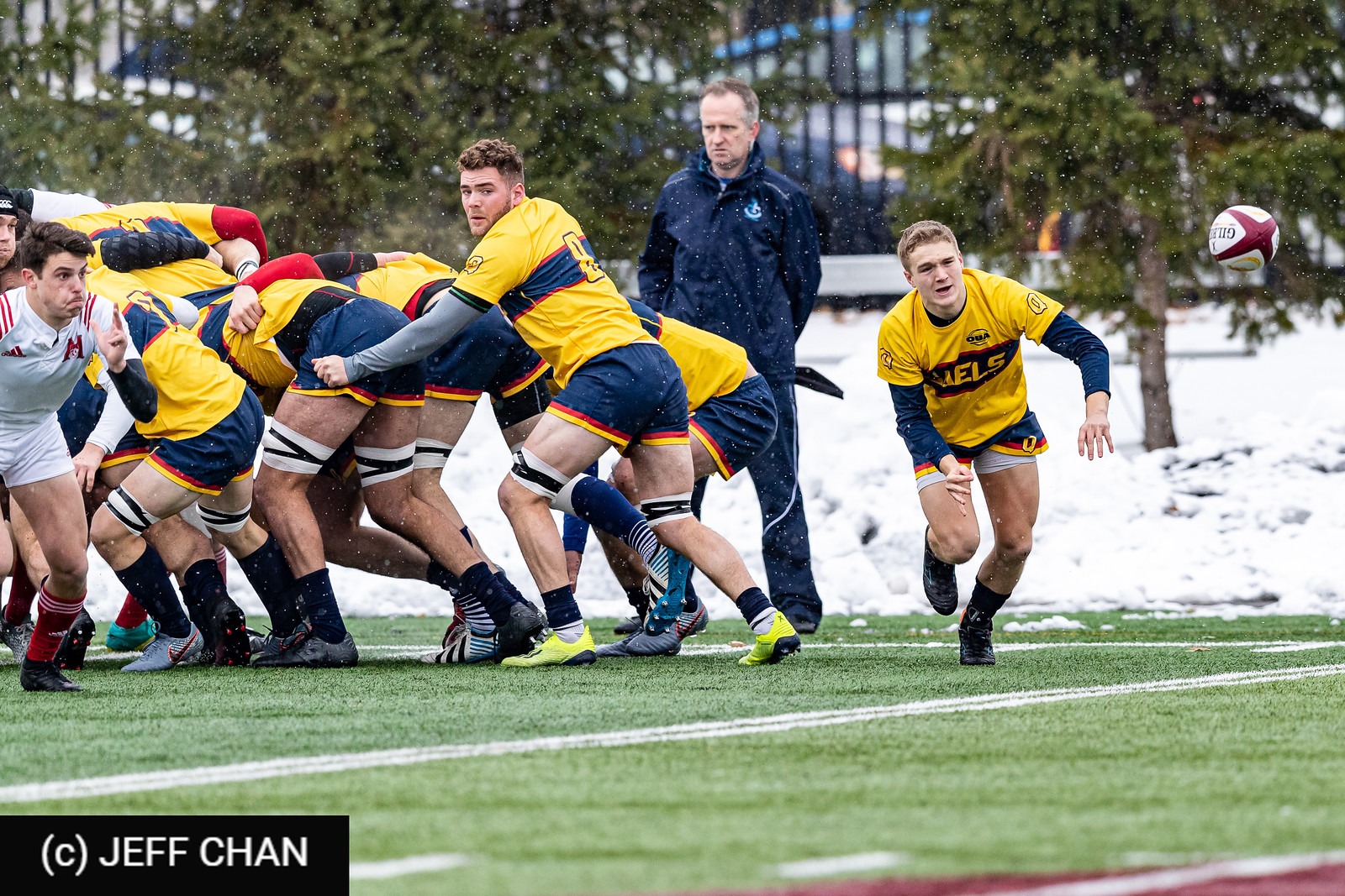 William CHEESEWRIGHT - Owen CUMMING -  Queen's University - Université McGill - Rugby - CANUMENS 2019 - Queen's U vs McGill U - by Jeff Chan (#CANUMENS1903) Photo by: Jeff Chan | Siuxy Sports 2019-11-20