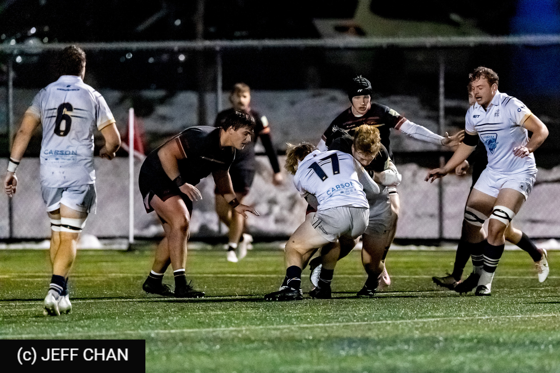 Charlie CLARK - Evan POTTER -  University of British Columbia - University of Guelph - Rugby - CANUMENS 2025 - University of British Columbia vs University of Guelph - Game#7 by Jeff Chan (#CANUMENS2557) Photo by: Jeff Chan | Siuxy Sports 2025-11-14