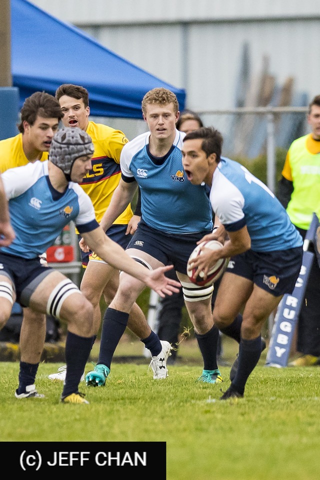 Jackson MATTHEWS - Tristan RUSE - Dylan YOUNG -  Queen's University - University of Victoria - Rugby - CANUMENS 2018 - Queen's U vs U Victoria by Jeff Chan (#CANUMENS1804) Photo by: Jeff Chan | Siuxy Sports 2018-11-22