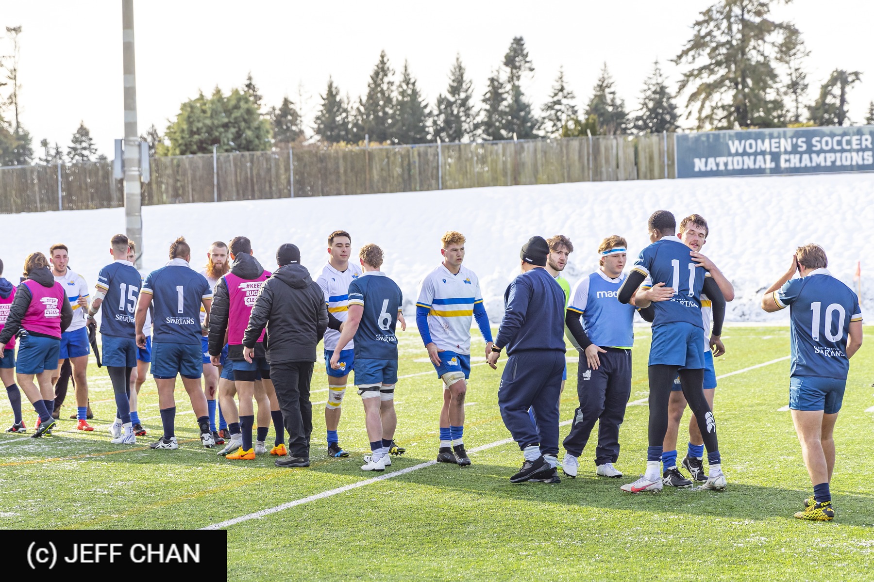 Taine CLAGUE - Brendan KIM - Jack MARSHALL - Graeme NORRIS -  University of Victoria - Trinity Western University - Rugby - CANUMENS 2022 - U Victoria vs  Trinity Western U -  by Jeff Chan (#CANUMENS2201) Photo by: Jeff Chan | Siuxy Sports 2022-11-30