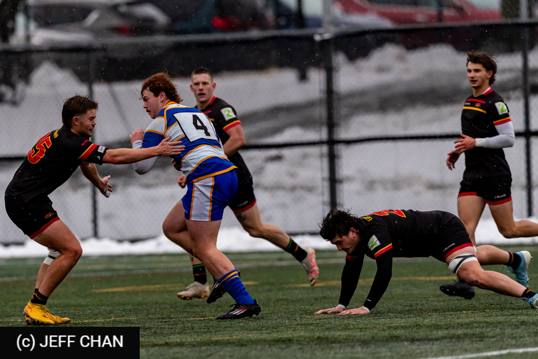 Tyge HARVEY - Jacob SCHULTZ -  University of Guelph - University of British Columbia Okanagan - Rugby - CANUMENS 2025 - University of Guelph v University of British Columbia Okanagan - Game#2 by Jeff Chan (#CANUMENS2572) Photo by: Jeff Chan | Siuxy Sports 2025-11-12