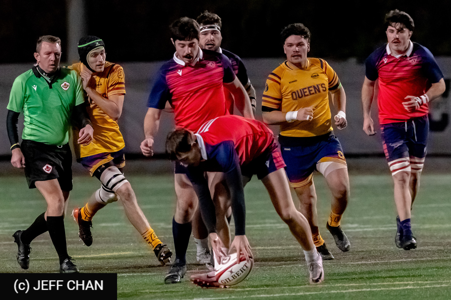 Bastien CURUTCHET - Daniel SVOBODA -  ÉTS (École de technologie supérieure) - Queen's University - Rugby - CANUMENS 2024 - Final - ETS vs Queen's by Jeff Chan (#CANUMENS2412) Photo by: Jeff Chan | Siuxy Sports 2024-11-17