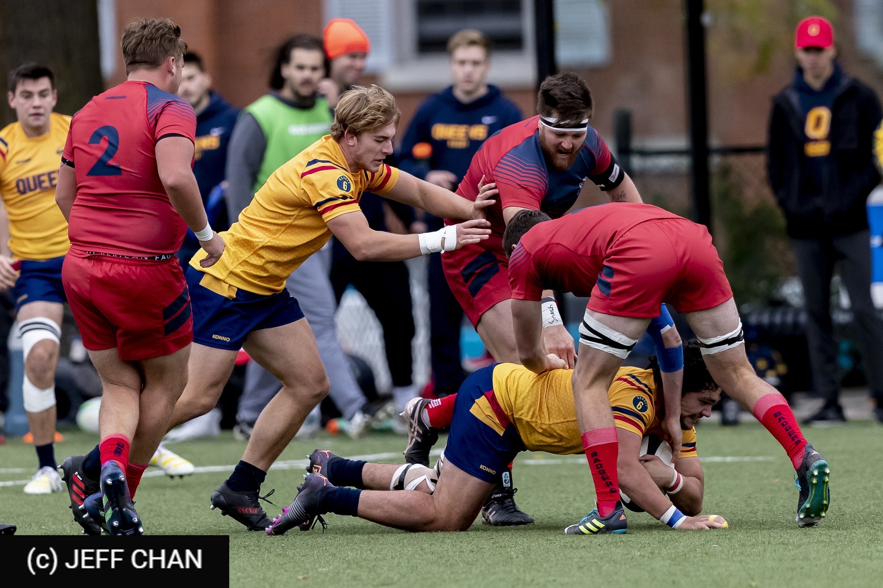  Queen's University - Brock University - Rugby - OUA 2022 Queen's vs Brock (#OUA22QUBR10) Photo by: Jeff Chan | Siuxy Sports 2022-10-08