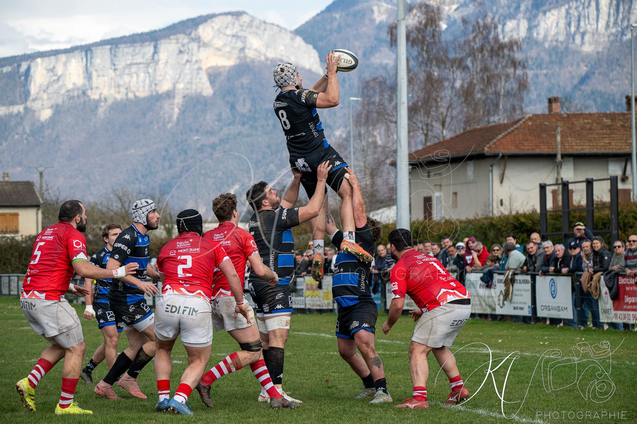  US Vinay - Bassin Annecy Aravis Rugby - Rugby - FFR 2026 - Féd 1 - US Vinay vs BAAR (#FFR26F1USVBA2) Photo by: Karine Valentin | Siuxy Sports 2026-02-28