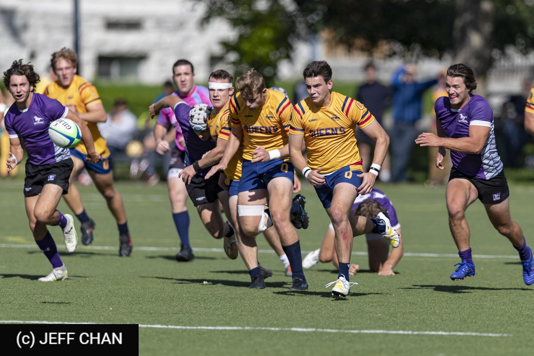  Queen's University - University of Western Ontario - Rugby - OUA 2022 Queen's vs Western (#OUA22QUWE09) Photo by: Jeff Chan | Siuxy Sports 2022-09-24