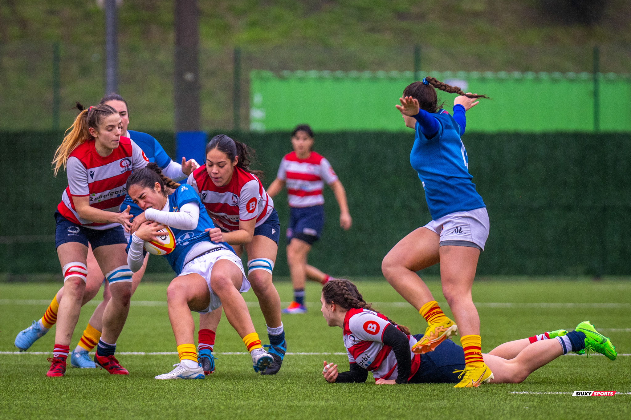  Universitario Bilbao Rugby - Unió Esportiva Santboiana - Rugby - FER 2026 -  Div Honor B Fem - Universitario Bilbao Rugby vs Unio Esportiva Santboiana (#FER26DHBFUBS1) Photo by: Fredy Monfoto | Siuxy Sports 2026-01-18