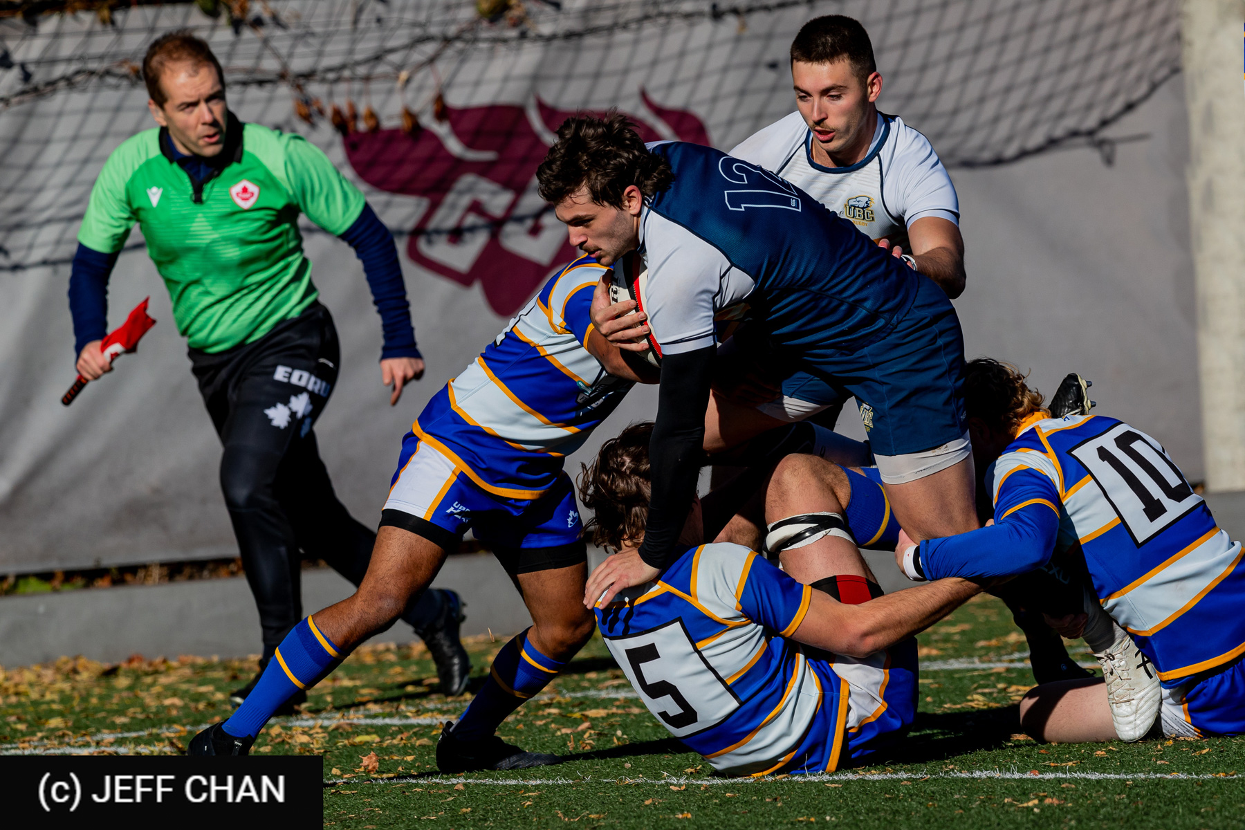  University of British Columbia - University of British Columbia Okanagan - Rugby - CANUMENS 2024 - Qtr final - UBC vs UBCO by Jeff Chan (#CANUMENS2401) Photo by: Jeff Chan | Siuxy Sports 2024-11-13