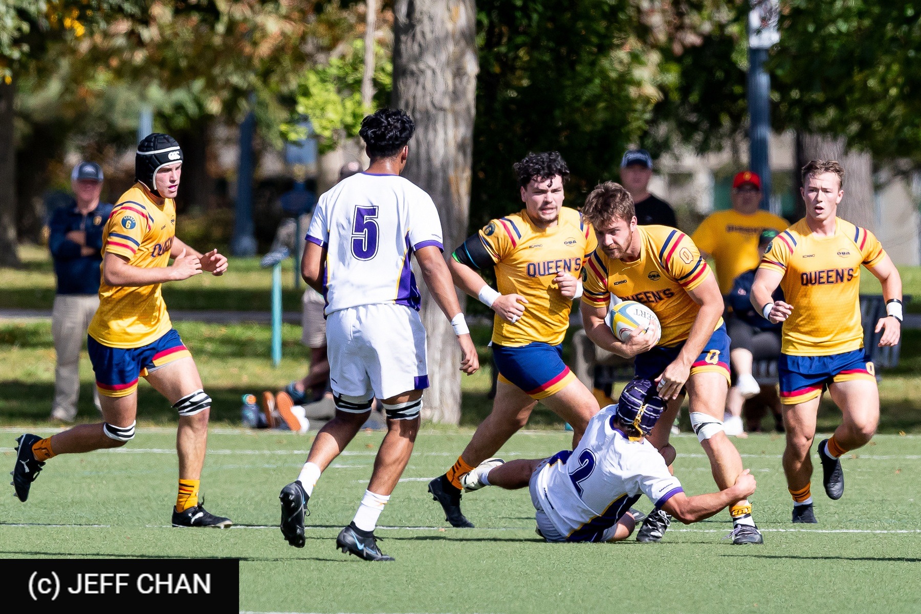  Queen's University - Wilfrid Laurier University - Rugby - OUA 2024 Queen's vs Laurier (#OUA24QULA10) Photo by: Jeff Chan | Siuxy Sports 2024-10-05