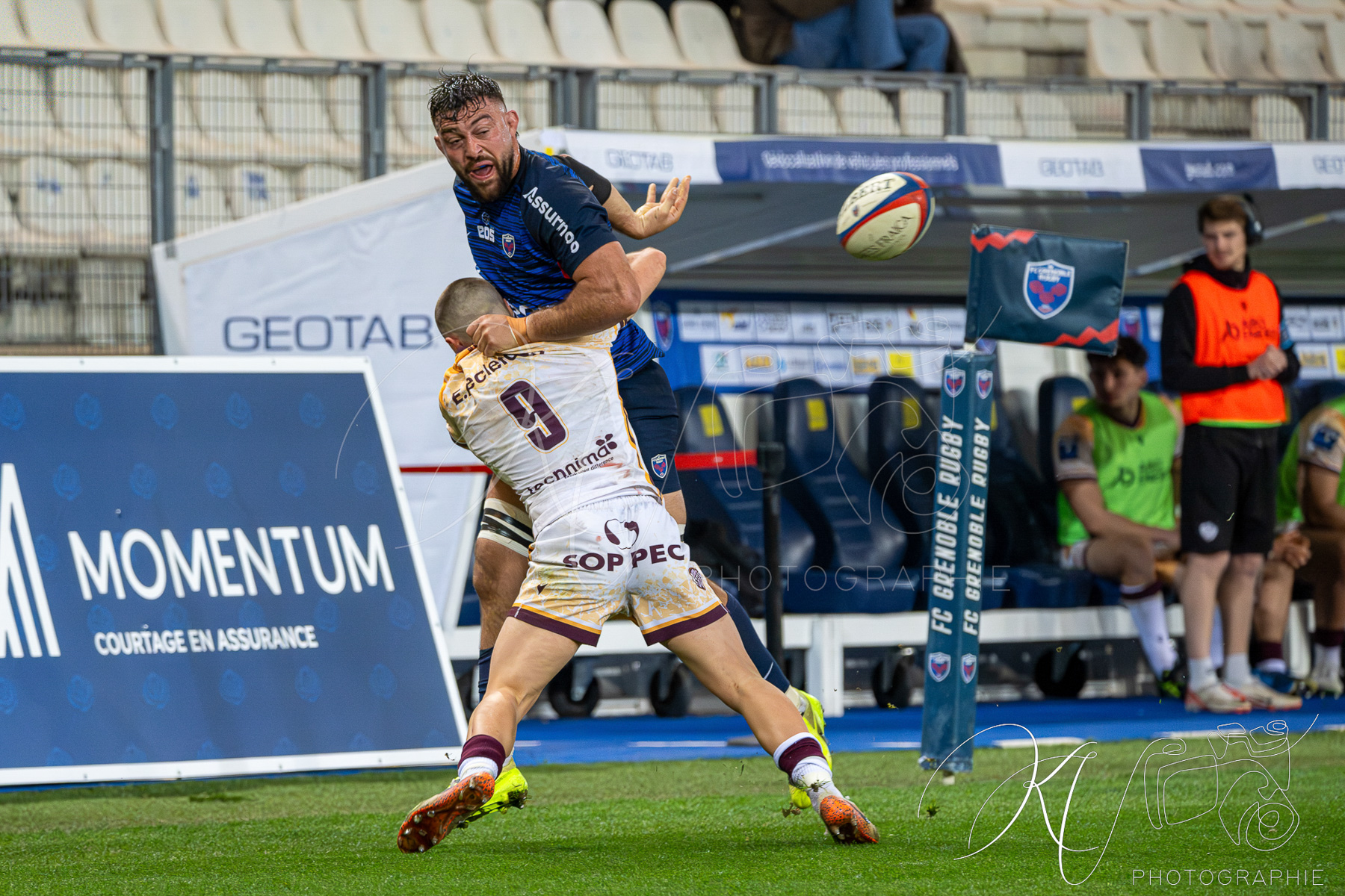  FC Grenoble Rugby - Soyaux Angoulême - Rugby - FFR 2026 - Pro D2 - FC Grenoble vs Soyaux Angoulème (#FFR26PD2GA3) Photo by: Karine Valentin | Siuxy Sports 2026-03-06