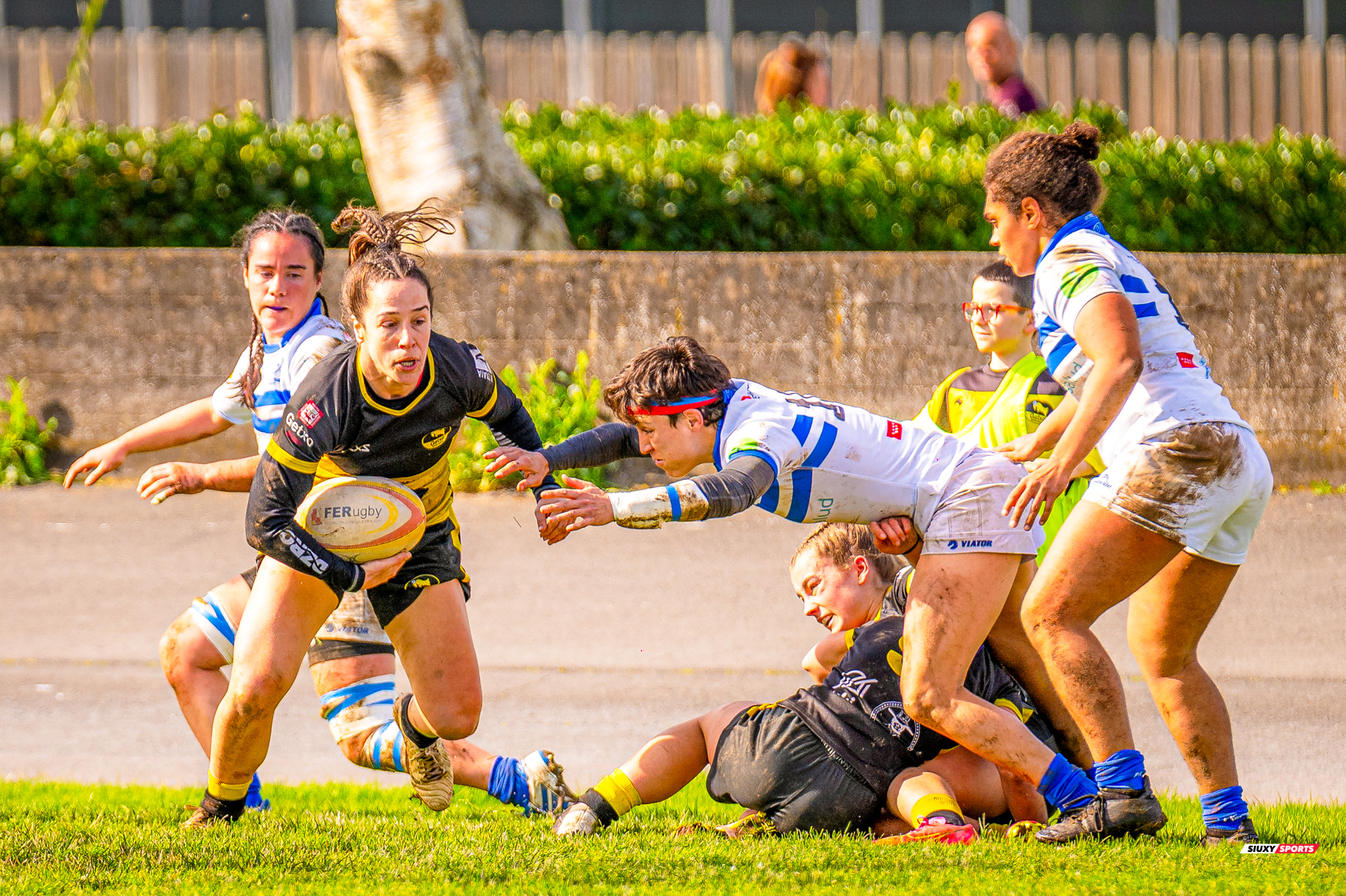  Getxo Artea Rugby Taldea - Olimpico RC Pozuelo - Rugby - FER 2026 - Getxo Neskak vs Olimpico Pozuelo (#FER26GNOP02) Photo by: Fredy Monfoto | Siuxy Sports 2026-02-22