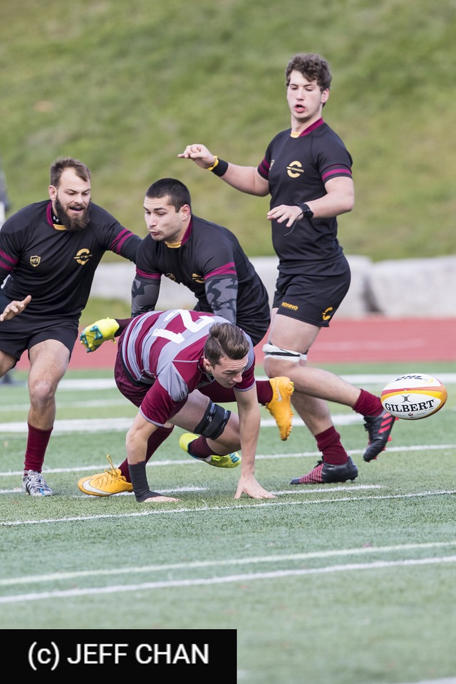 Dylan MACDONALD - Zach PELLETIER -  McMaster University - Université Concordia - Rugby - CANUMENS 2017 - McMaster U vs Concordia U - by Jeff Chan (#CANUMENS1705) Photo by: Jeff Chan | Siuxy Sports 2017-11-17