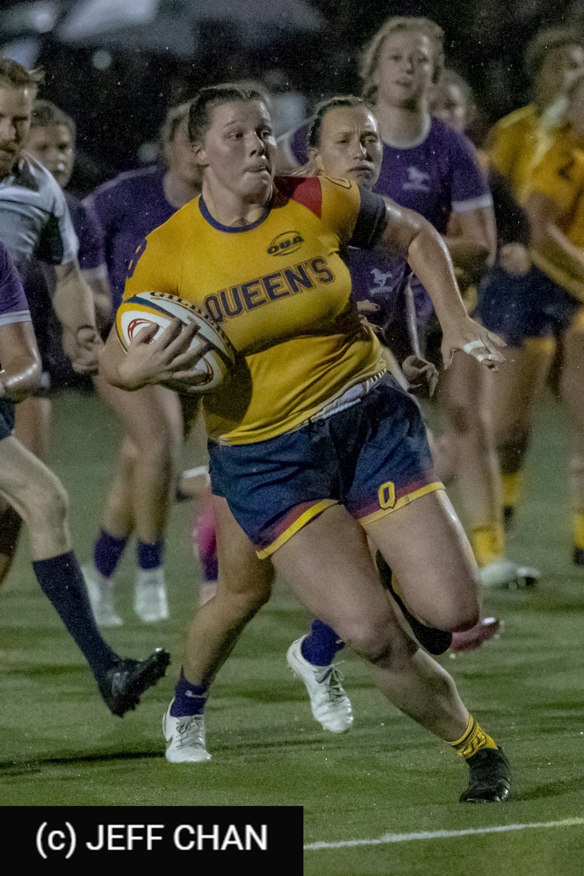  Queen's University - University of Western Ontario - Rugby - OUA 2023 Queen's (W) vs Western Semi (#OUW23QWWE10) Photo by: Jeff Chan | Siuxy Sports 2023-10-20
