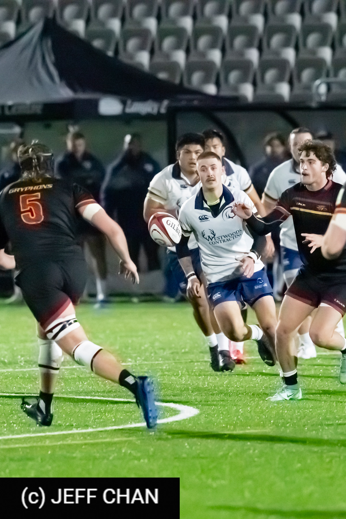 Jan-Hendrik LOURENS -  University of Guelph - Trinity Western University - Rugby - CANUMENS 2023 - Quarter final - Guelph vs Trinity Western by Jeff Chan (#CANUMENS2302) Photo by: Jeff Chan | Siuxy Sports 2023-11-15