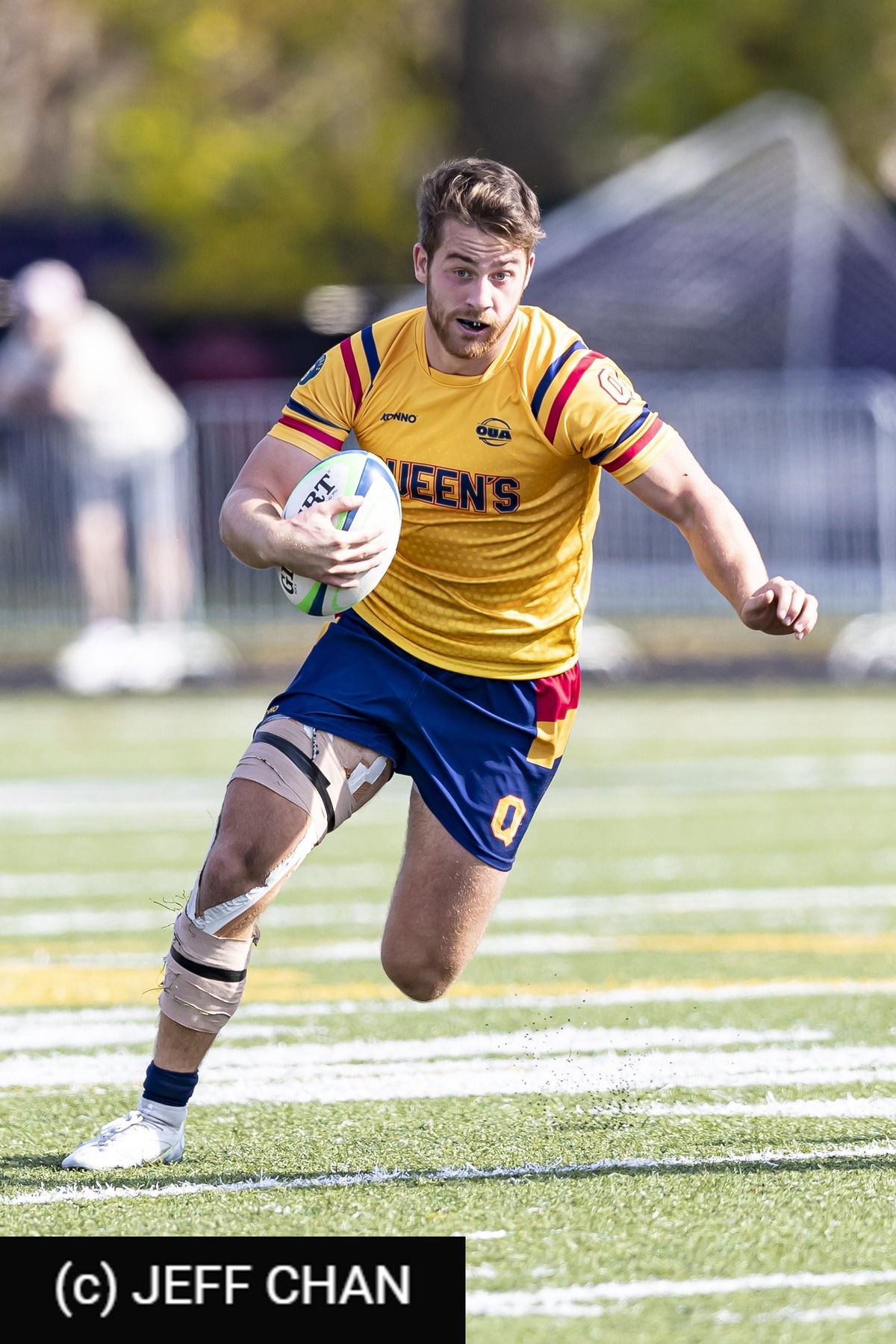  Queen's University - Wilfrid Laurier University - Rugby - OUA 2022 Queen's vs Laurier (#OUA22QULA10) Photo by: Jeff Chan | Siuxy Sports 2022-10-23
