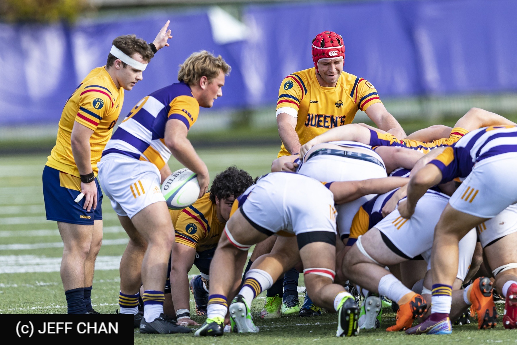  Queen's University - Wilfrid Laurier University - Rugby - OUA 2022 Queen's vs Laurier (#OUA22QULA10) Photo by: Jeff Chan | Siuxy Sports 2022-10-23