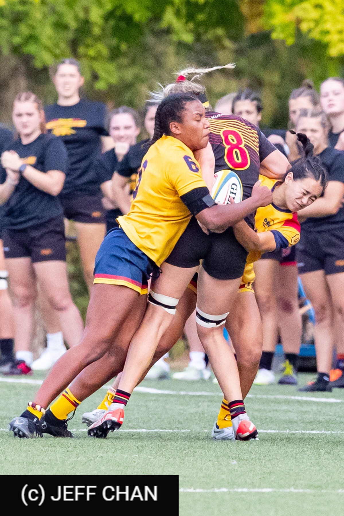  Queen's University - University of Guelph - Rugby - OUA 2023 Queen's (W) vs Guelph (#OUW23QWGU09) Photo by: Jeff Chan | Siuxy Sports 2023-09-23