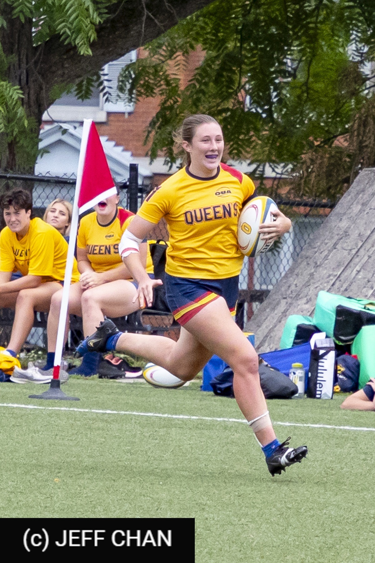  Queen's University - University of Toronto - Rugby - OUA 2023 Queen's (W) vs Toronto (#OUW23QWUT09) Photo by: Jeff Chan | Siuxy Sports 2023-09-09
