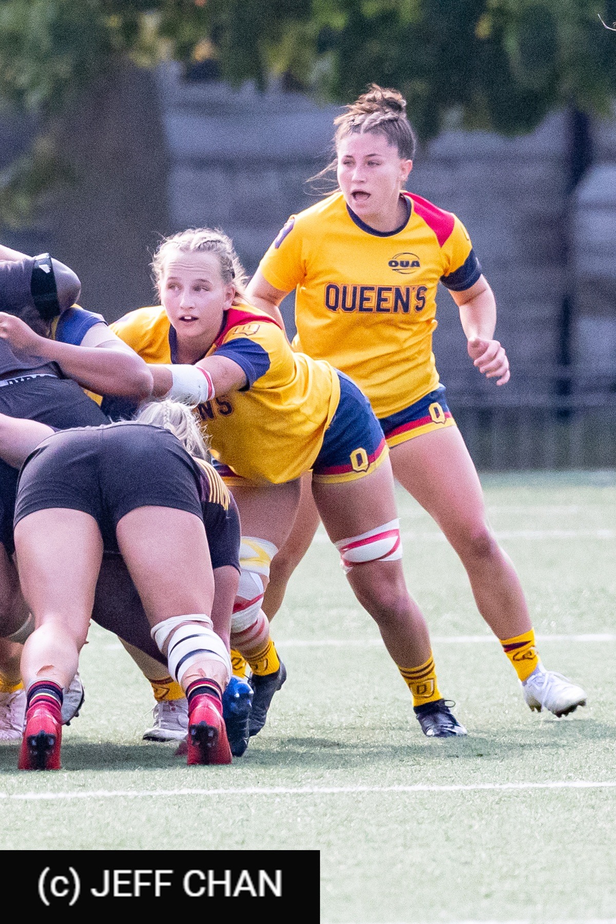  Queen's University - University of Guelph - Rugby - OUA 2023 Queen's (W) vs Guelph (#OUW23QWGU09) Photo by: Jeff Chan | Siuxy Sports 2023-09-23