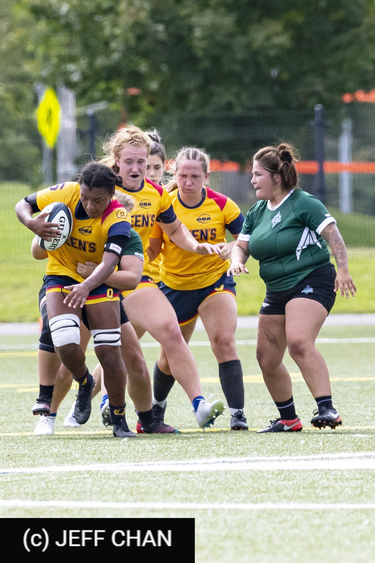  Queen's University - Trent University - Rugby - OUA 2023 Queen's (W) vs Trent (#OUW23QWTR09) Photo by: Jeff Chan | Siuxy Sports 2023-09-02