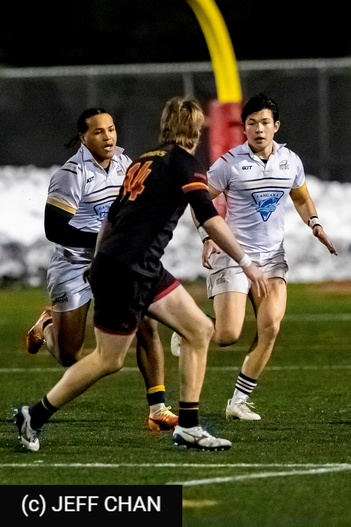 Cody NHANALA - Stephen WEBB -  University of British Columbia - University of Guelph - Rugby - CANUMENS 2025 - University of British Columbia vs University of Guelph - Game#7 by Jeff Chan (#CANUMENS2557) Photo by: Jeff Chan | Siuxy Sports 2025-11-14