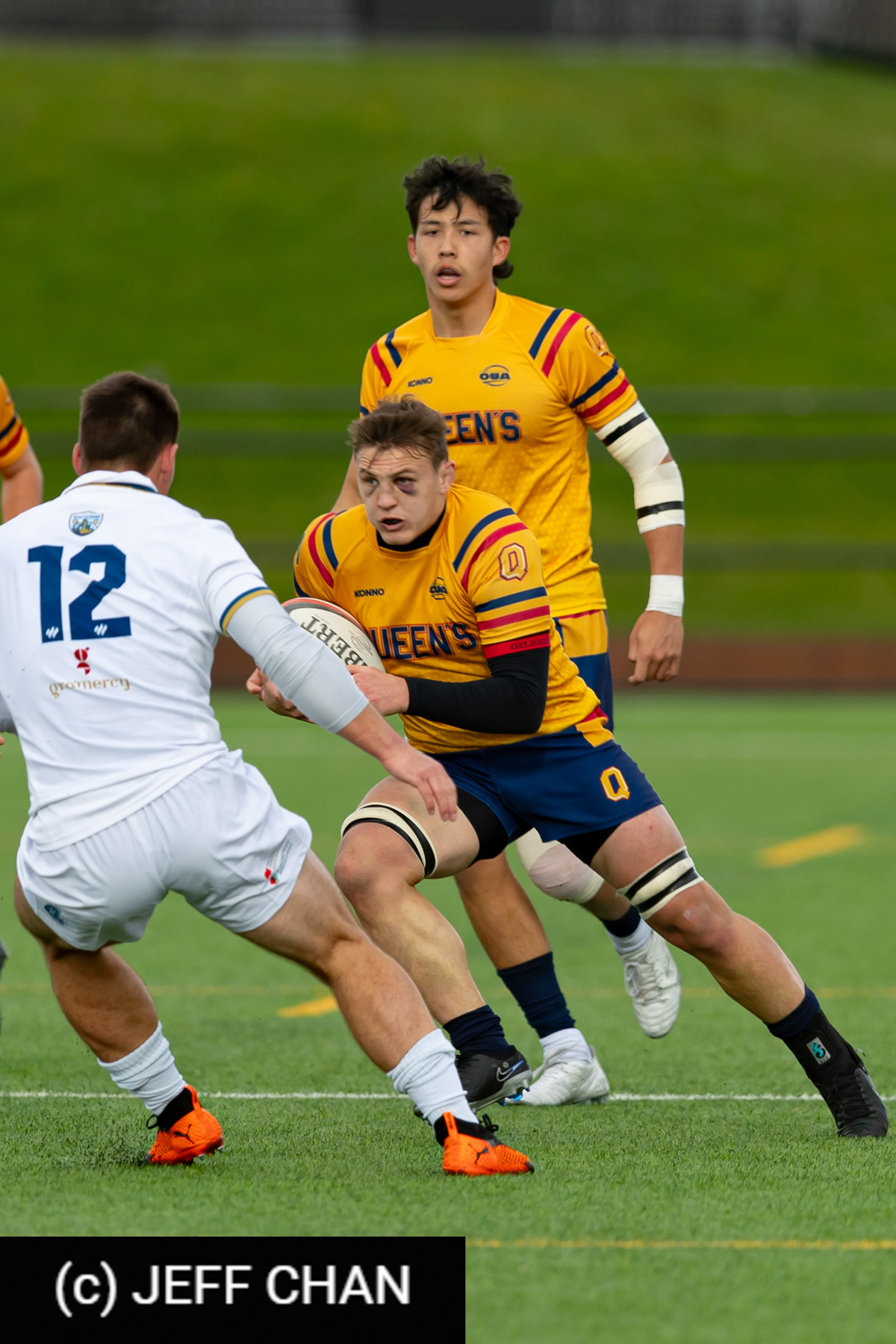Marcus D'ACRE - Alex PIPCHUK -  Queen's University - Trinity Western University - Rugby - CANUMENS 2023 - Queen's vs Trinity U by Jeff Chan (#CANUMENS2309) Photo by: Jeff Chan | Siuxy Sports 2023-11-19