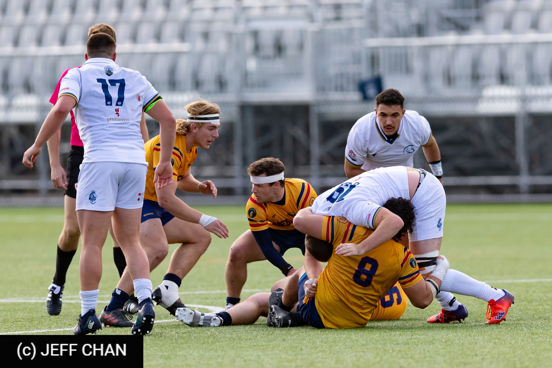 Genaro GANDOLFO -  Queen's University - Trinity Western University - Rugby - CANUMENS 2023 - Queen's vs Trinity U by Jeff Chan (#CANUMENS2309) Photo by: Jeff Chan | Siuxy Sports 2023-11-19