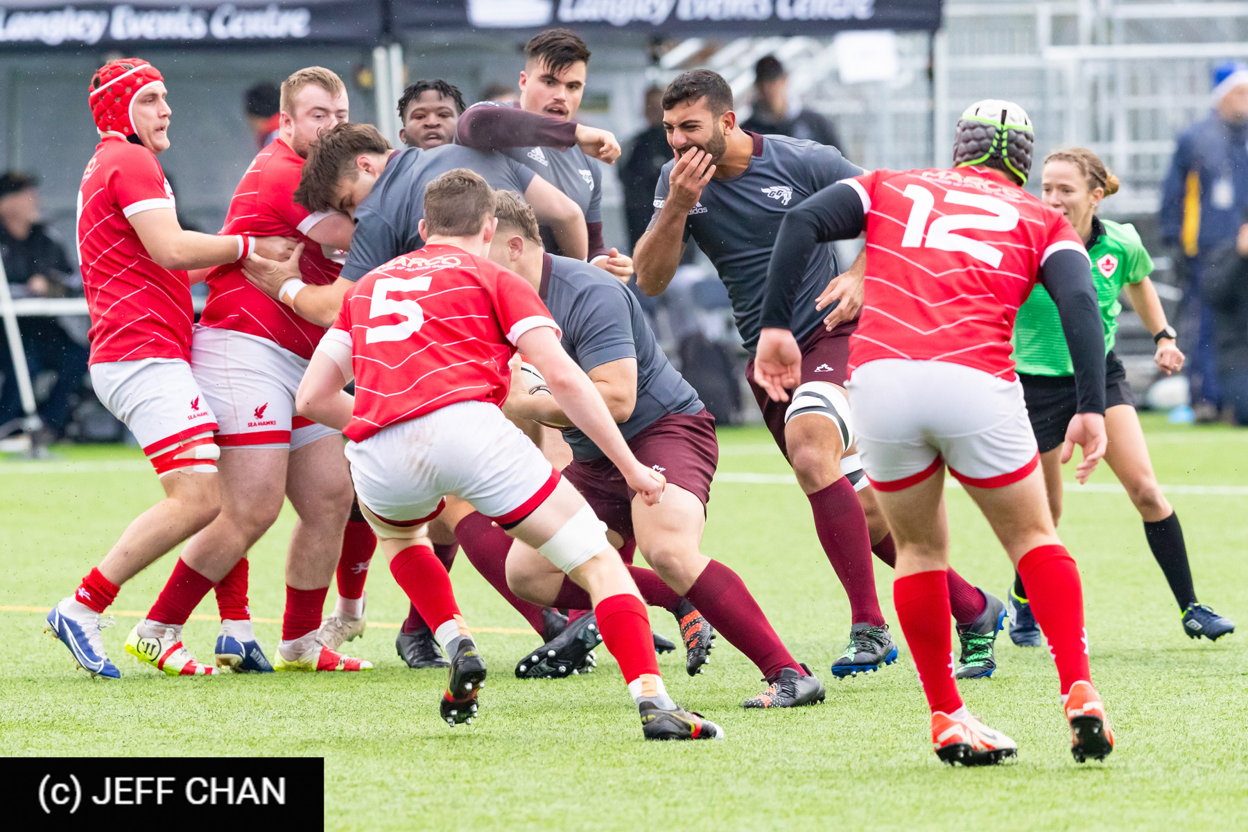 Andreas DIONISOPOULOS -  Memorial University of Newfoundland - Université Ottawa - Rugby - CANUMENS 2023 - Quarter final - Memorial vs U Ottawa by Jeff Chan (#CANUMENS2303) Photo by: Jeff Chan | Siuxy Sports 2023-11-15