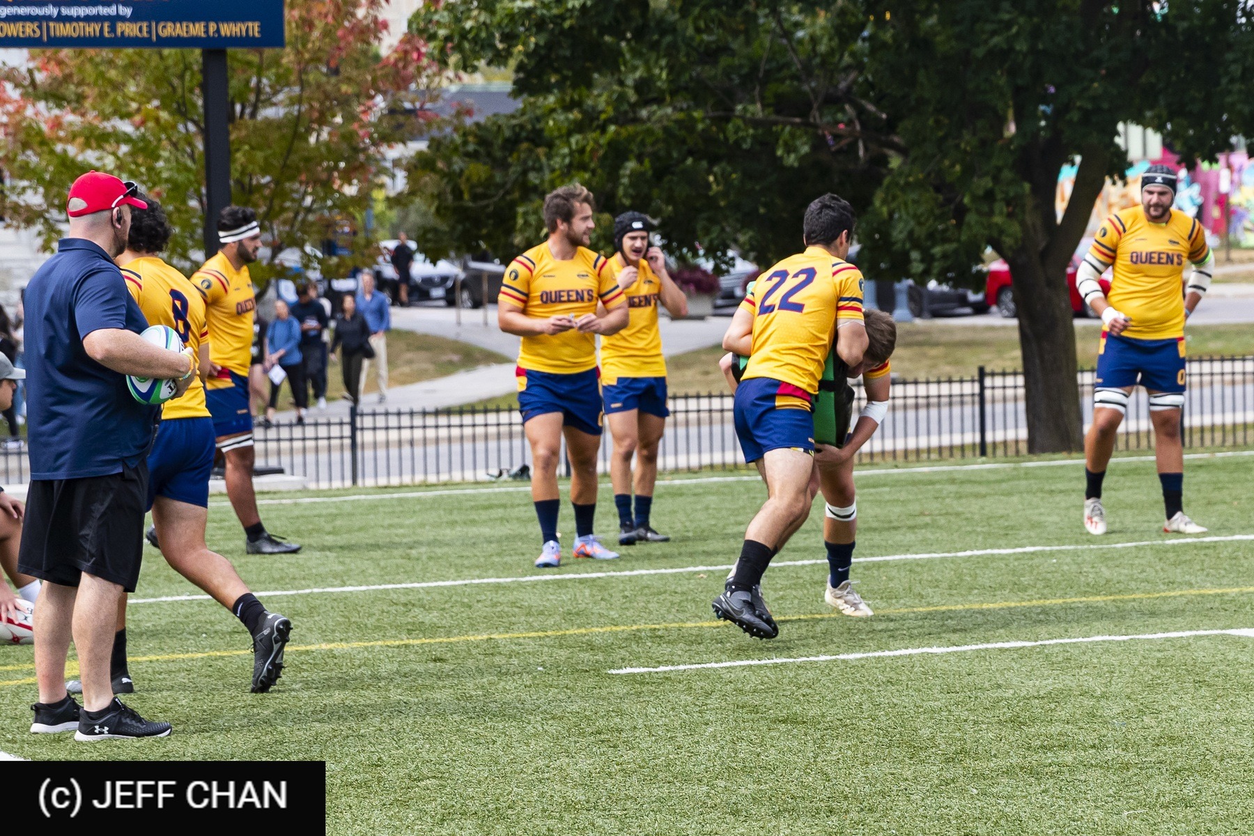  Queen's University - Wilfrid Laurier University - Rugby - OUA 2023 Queen's vs Laurier (#OUA23QULA09) Photo by: Jeff Chan | Siuxy Sports 2023-09-23