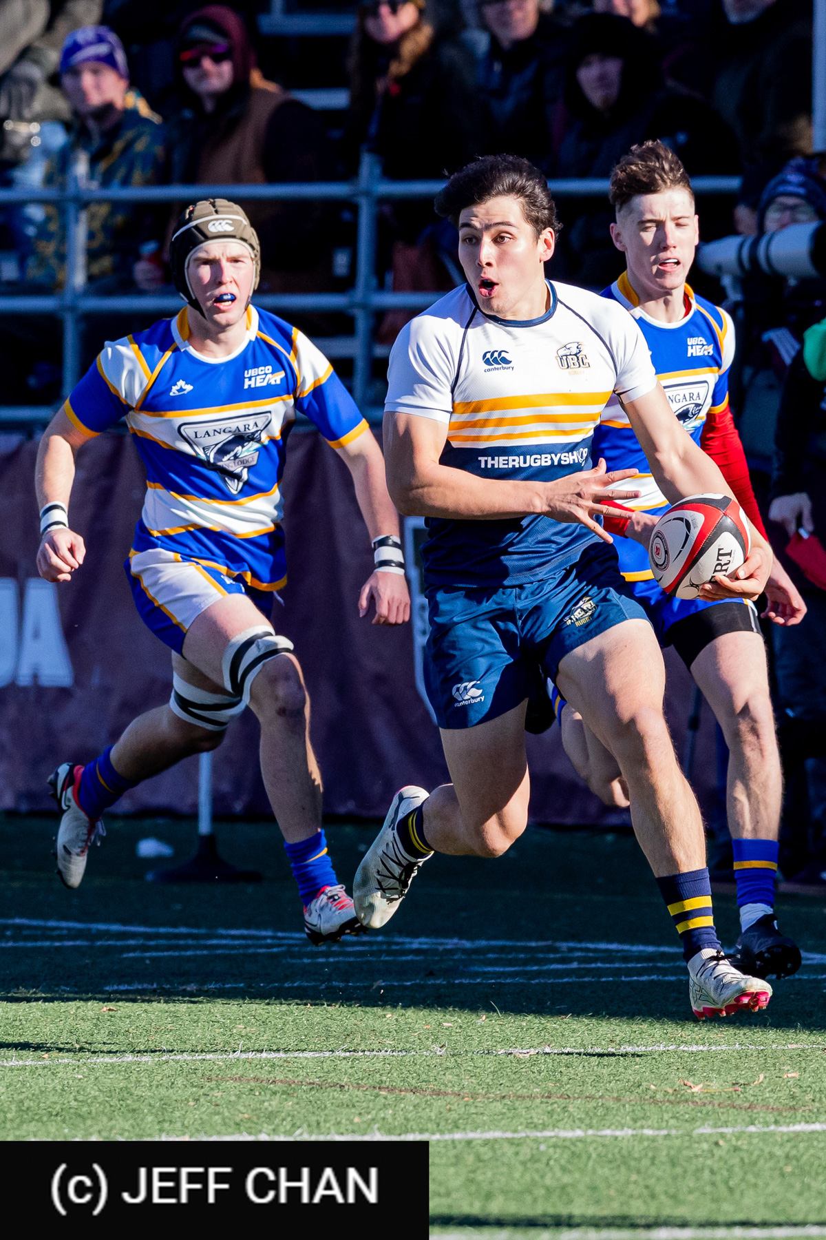 Ethan CUMMINGS - Alastair MARSHALL - Jack MCCALLUM -  University of British Columbia - University of British Columbia Okanagan - Rugby - CANUMENS 2024 - Qtr final - UBC vs UBCO by Jeff Chan (#CANUMENS2401) Photo by: Jeff Chan | Siuxy Sports 2024-11-13