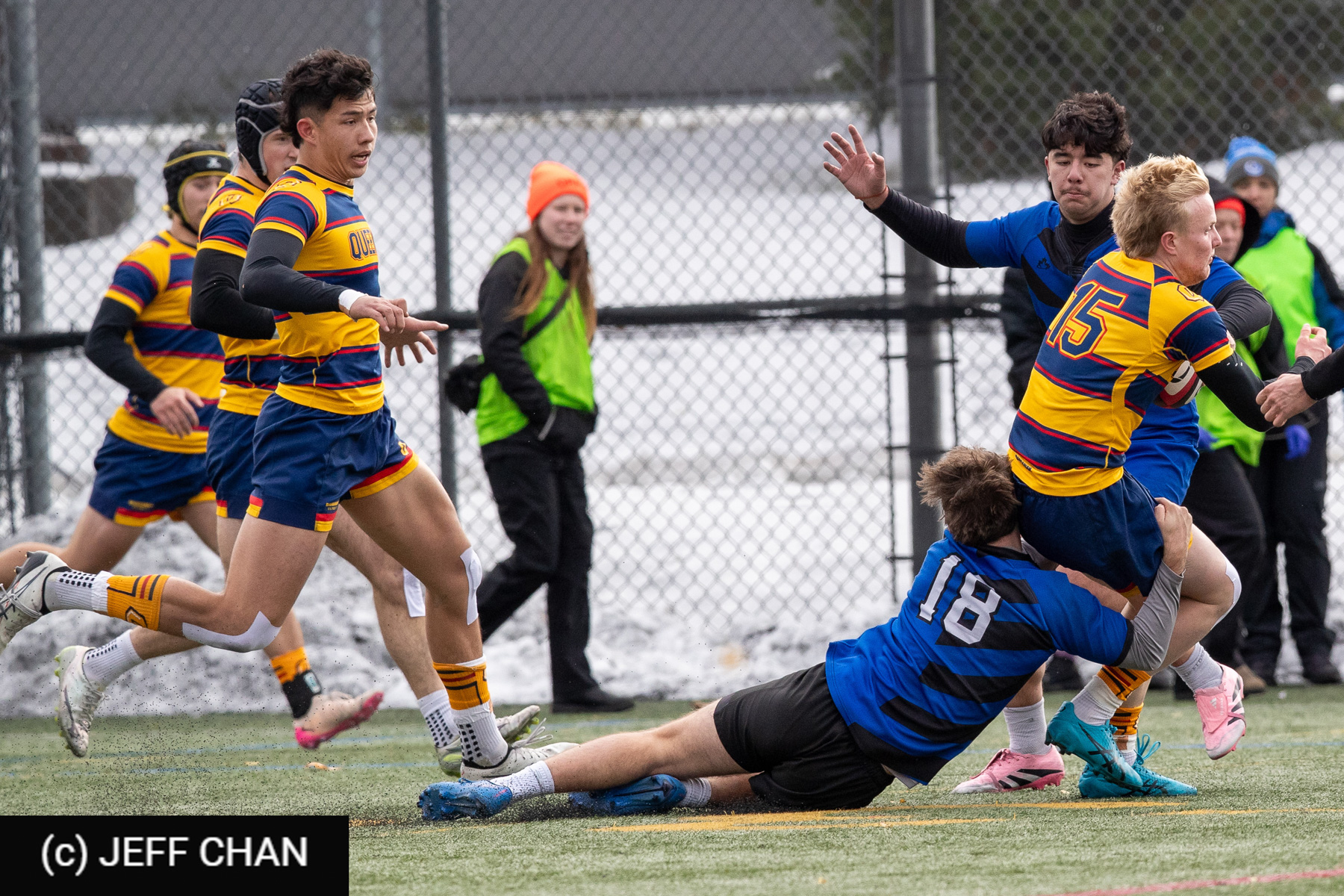  Université de Montréal - Queen's University - Rugby - CANUMENS 2025 - Université de Montréal vs Queen's University - Game#10 by Jeff Chan (#CANUMENS2560) Photo by: Jeff Chan | Siuxy Sports 2025-11-16