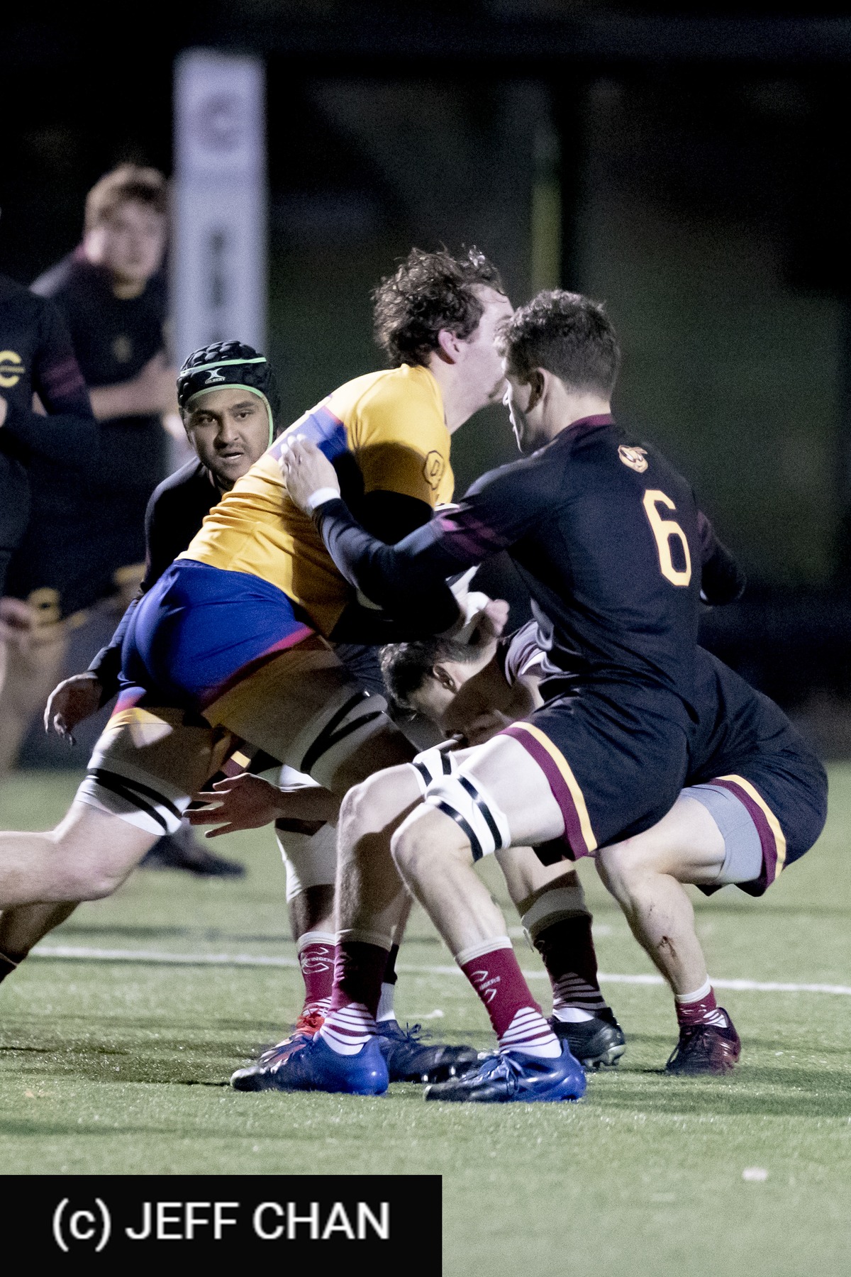 Mohamed ALMOALLIM -  Queen's University - Université Concordia - Rugby - CANUMENS 2021 - Queen's U vs Concordia U - by Jeff Chan (#CANUMENS2104) Photo by: Jeff Chan | Siuxy Sports 2021-11-24