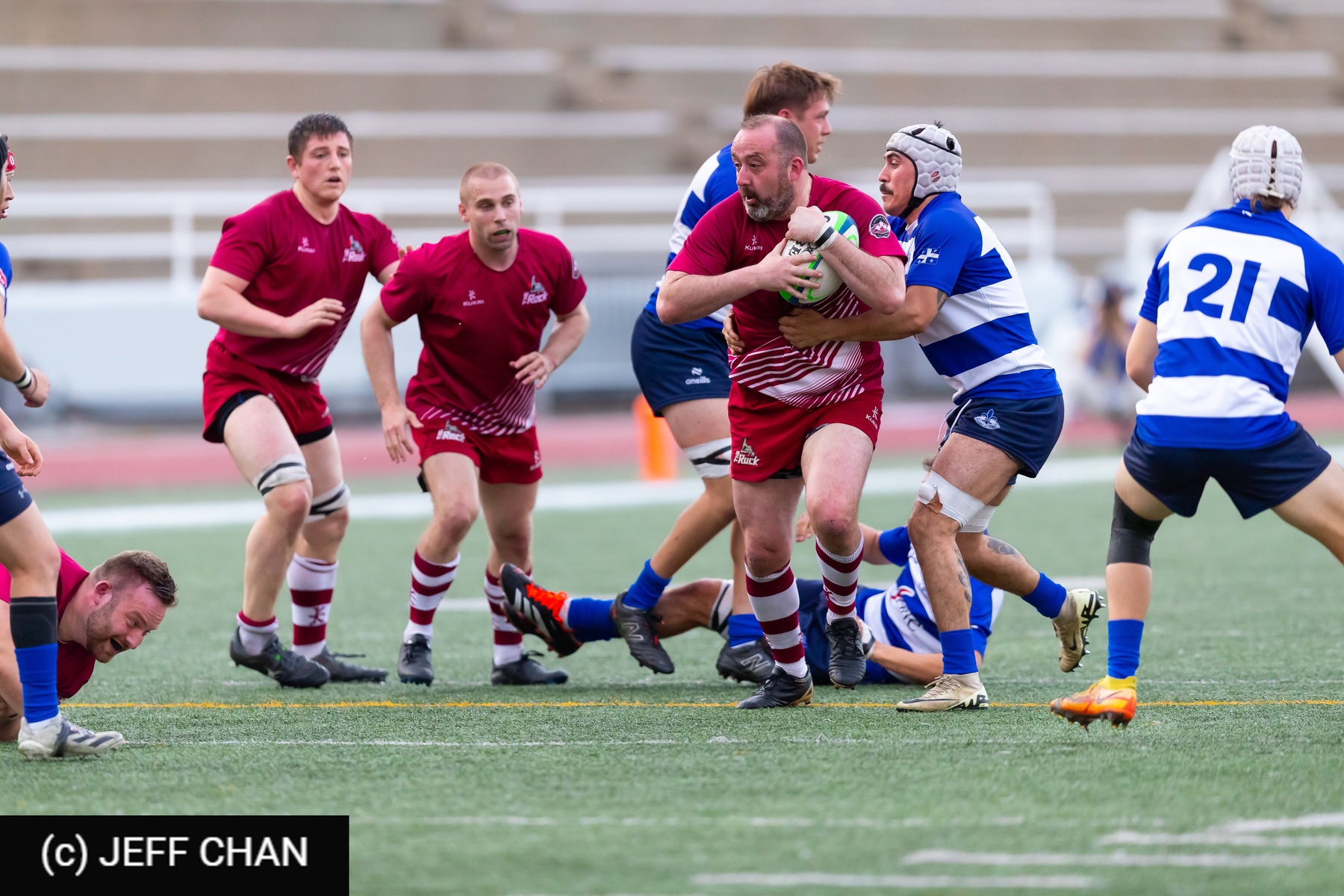  Équipe Québec Senior Masculin - Newfoundland Rock - Rugby - ECRC 2024 - Rugby Québec vs Rock Newfoundland - Match by Jeff Chan (#ECRC24QNF09) Photo by: Jeff Chan | Siuxy Sports 2024-06-02