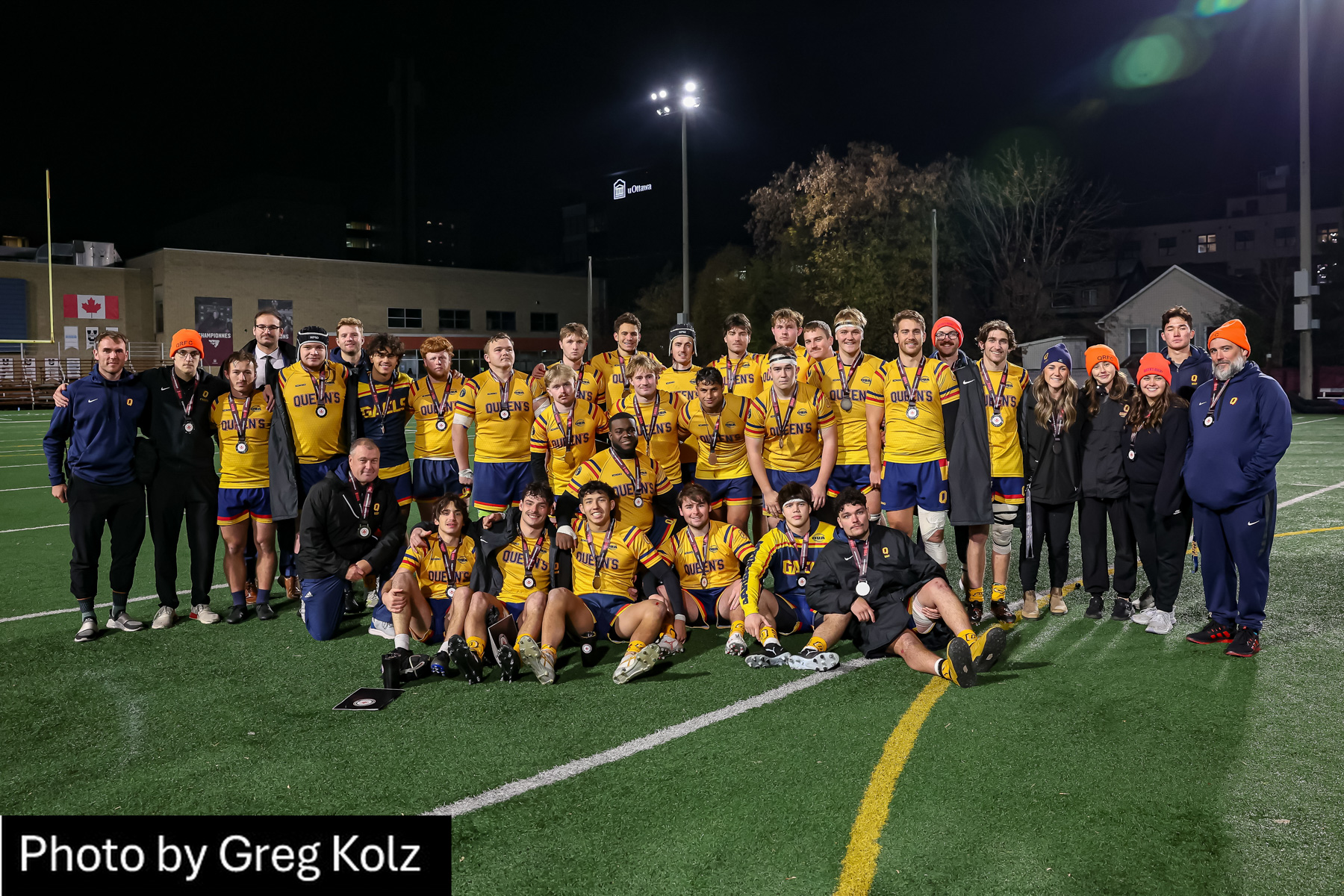Tao NICHOL - Daniel SVOBODA -  ÉTS (École de technologie supérieure) - Queen's University - Rugby - CANUMENS 2024 - Final - ETS vs Queen's by Greg Kolz (#CANUMENS2413) Photo by: Greg Kolz | Siuxy Sports 2024-11-17