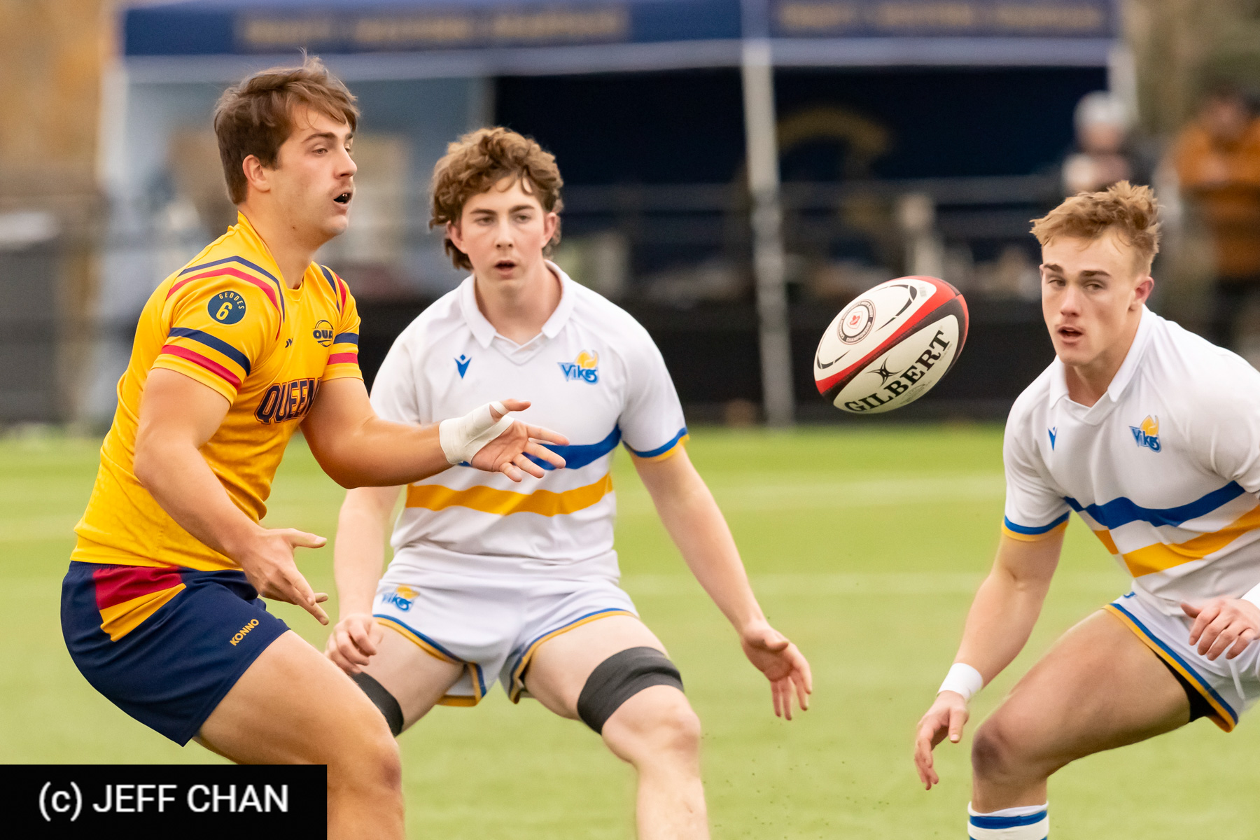 Ryder HEANEY-CORNS - Jaxson JONES -  Queen's University - University of Victoria - Rugby - CANUMENS 2023 - Quarter final - Queen's vs UVic by Jeff Chan (#CANUMENS2301) Photo by: Jeff Chan | Siuxy Sports 2023-11-15