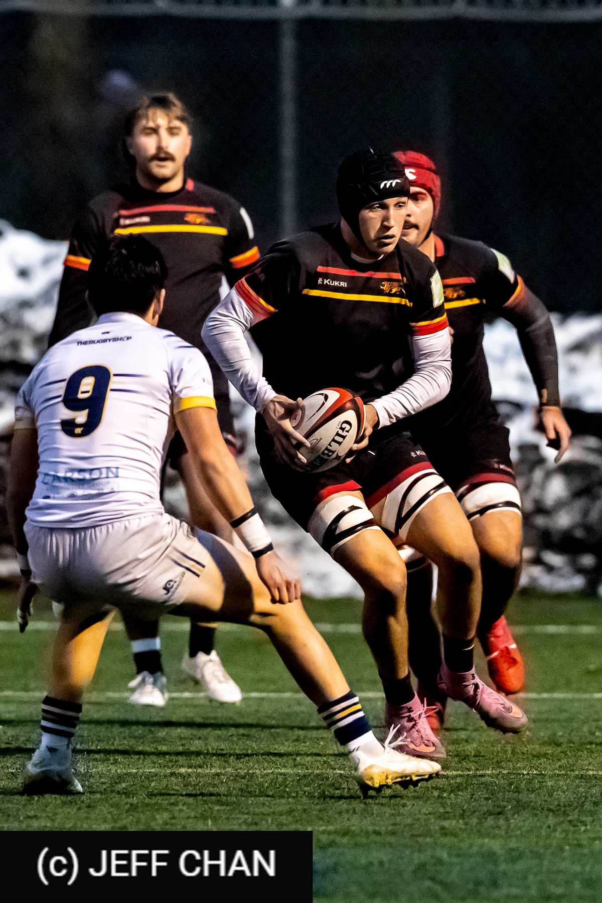 Kobe FAUST -  University of British Columbia - University of Guelph - Rugby - CANUMENS 2025 - University of British Columbia vs University of Guelph - Game#7 by Jeff Chan (#CANUMENS2557) Photo by: Jeff Chan | Siuxy Sports 2025-11-14