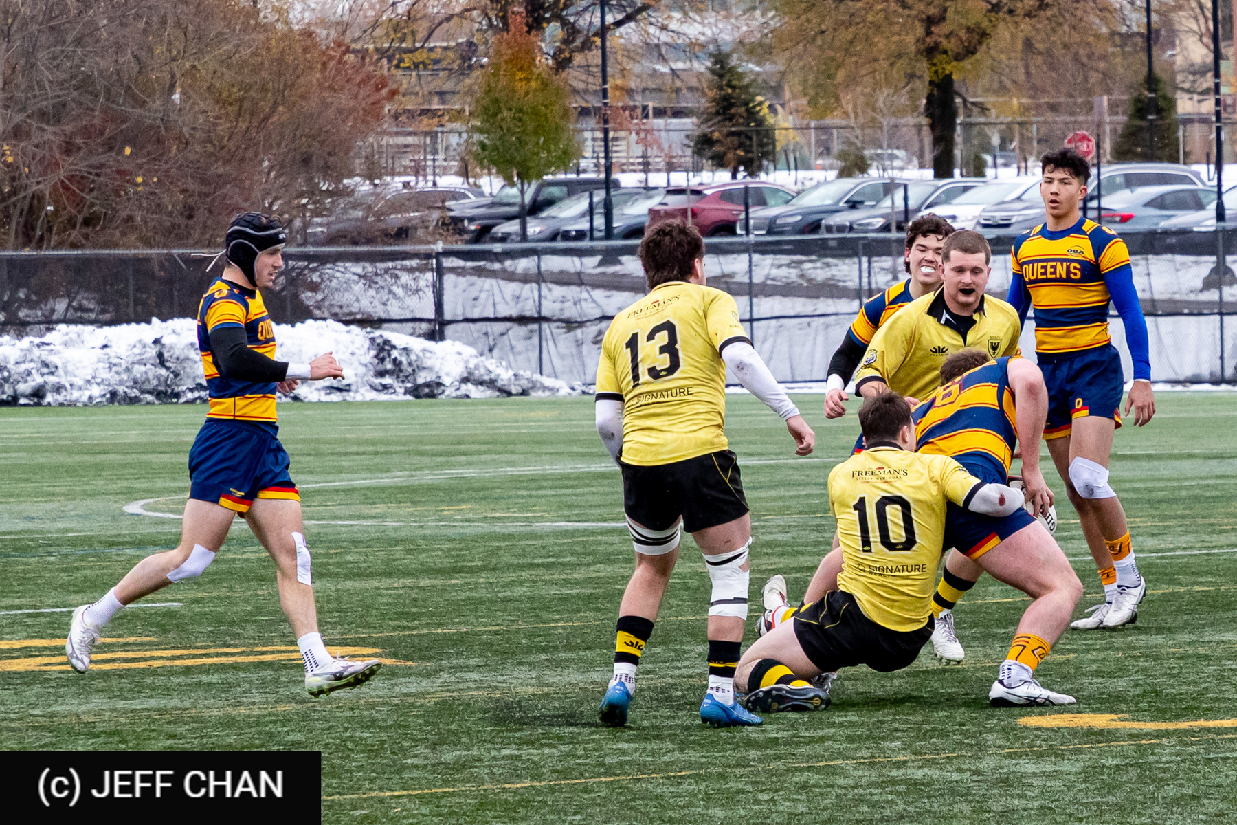 Marcus D'ACRE -  Queen's University - Dalhousie University - Rugby - CANUMENS 2025 - Queen's University vs Dalhousie University - Game#5 by Jeff Chan (#CANUMENS2575) Photo by: Jeff Chan | Siuxy Sports 2025-11-14