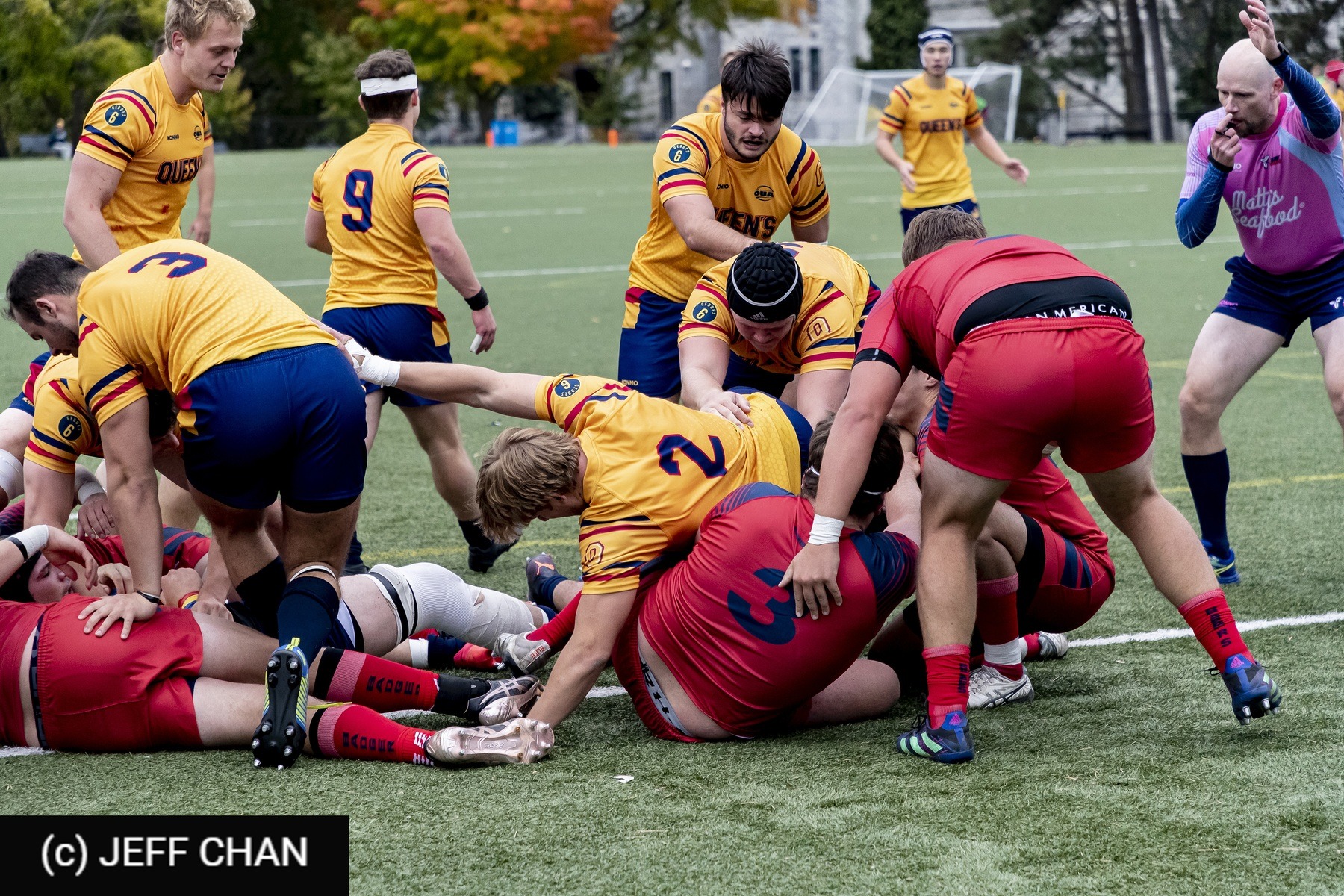  Queen's University - Brock University - Rugby - OUA 2022 Queen's vs Brock (#OUA22QUBR10) Photo by: Jeff Chan | Siuxy Sports 2022-10-08