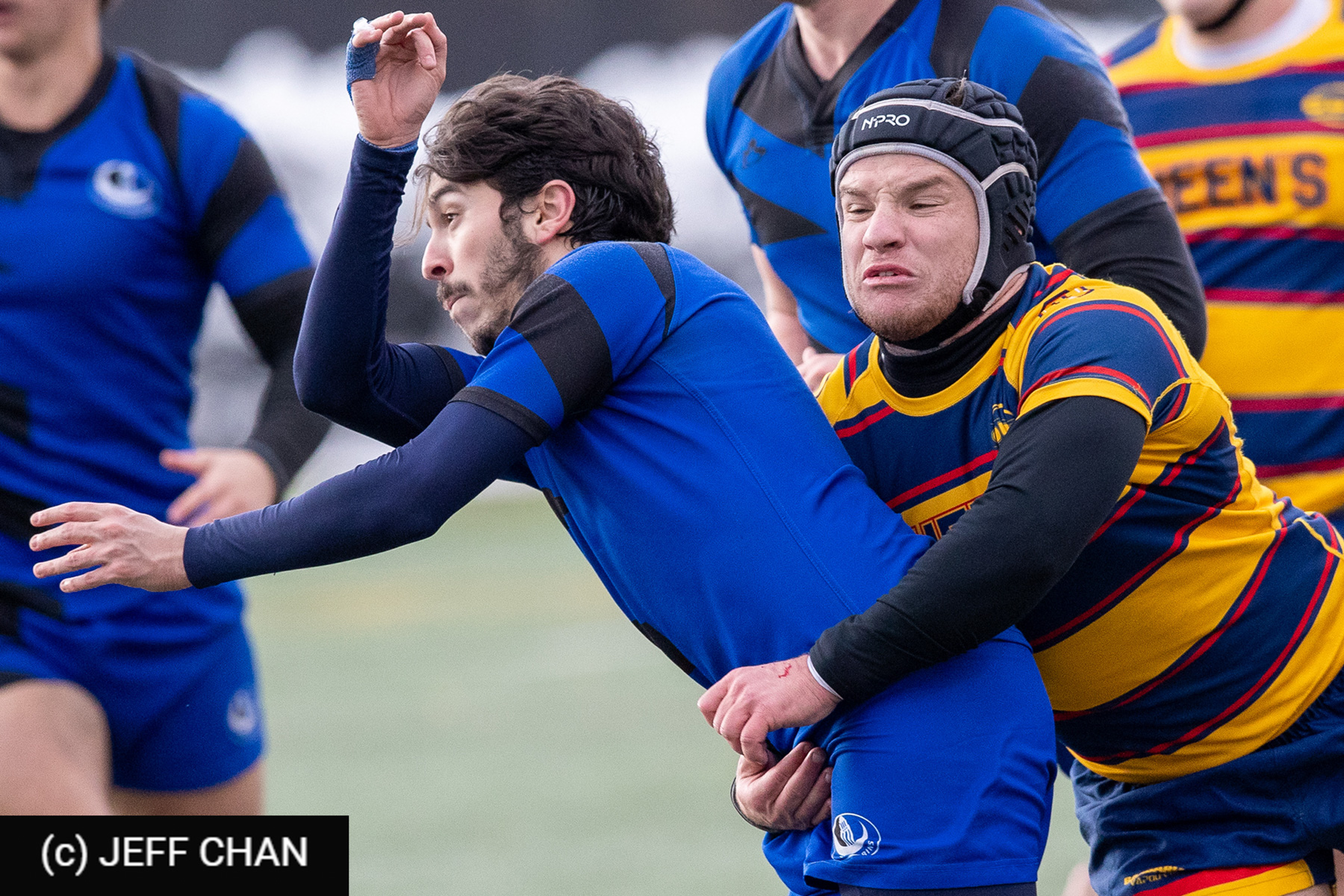 Adam DOYLE -  Université de Montréal - Queen's University - Rugby - CANUMENS 2025 - Université de Montréal vs Queen's University - Game#10 by Jeff Chan (#CANUMENS2560) Photo by: Jeff Chan | Siuxy Sports 2025-11-16