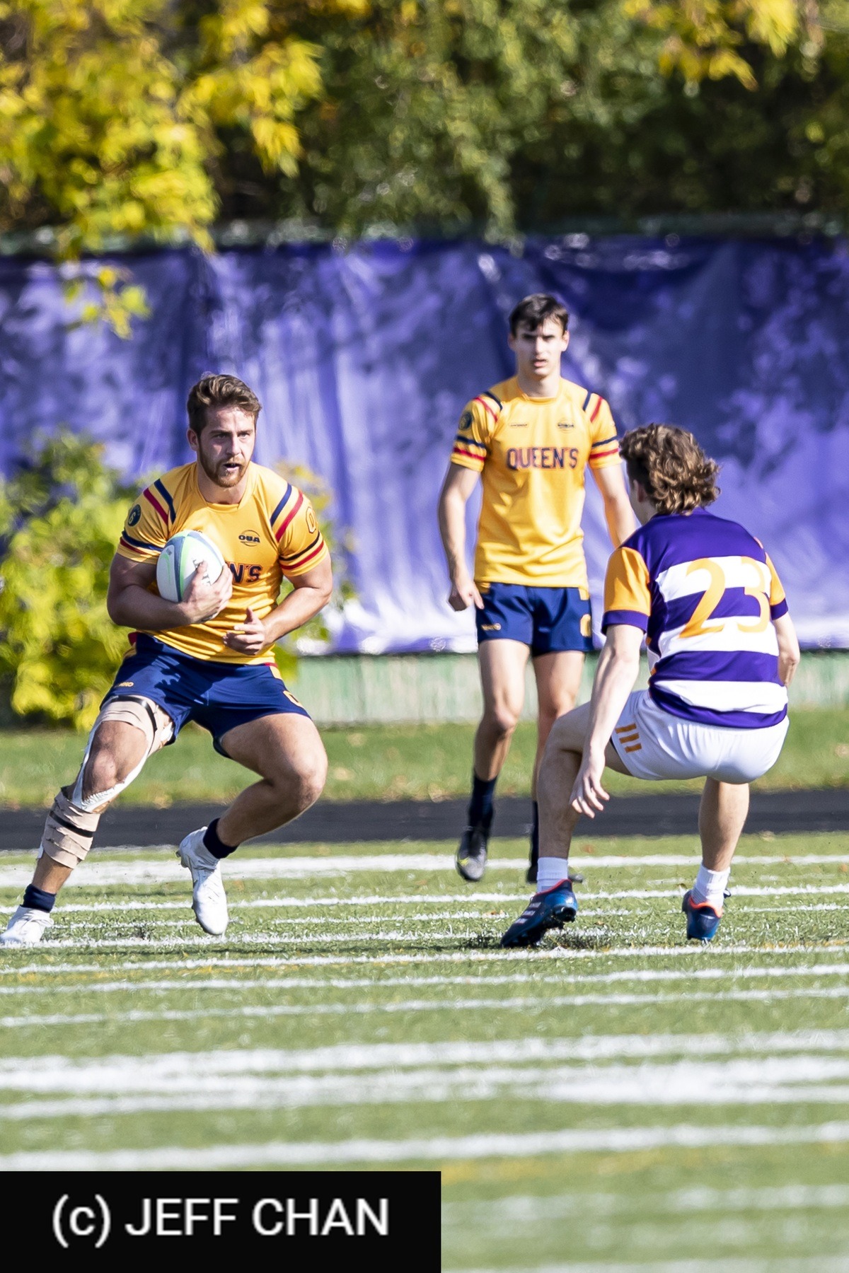  Queen's University - Wilfrid Laurier University - Rugby - OUA 2022 Queen's vs Laurier (#OUA22QULA10) Photo by: Jeff Chan | Siuxy Sports 2022-10-23