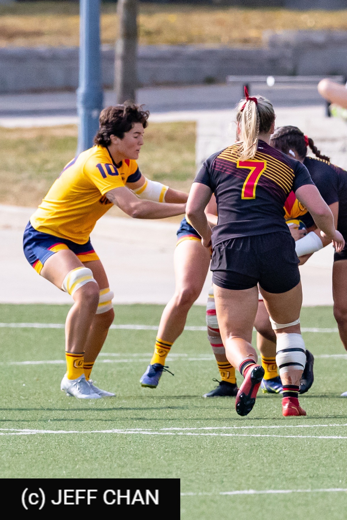  Queen's University - University of Guelph - Rugby - OUA 2023 Queen's (W) vs Guelph (#OUW23QWGU09) Photo by: Jeff Chan | Siuxy Sports 2023-09-23
