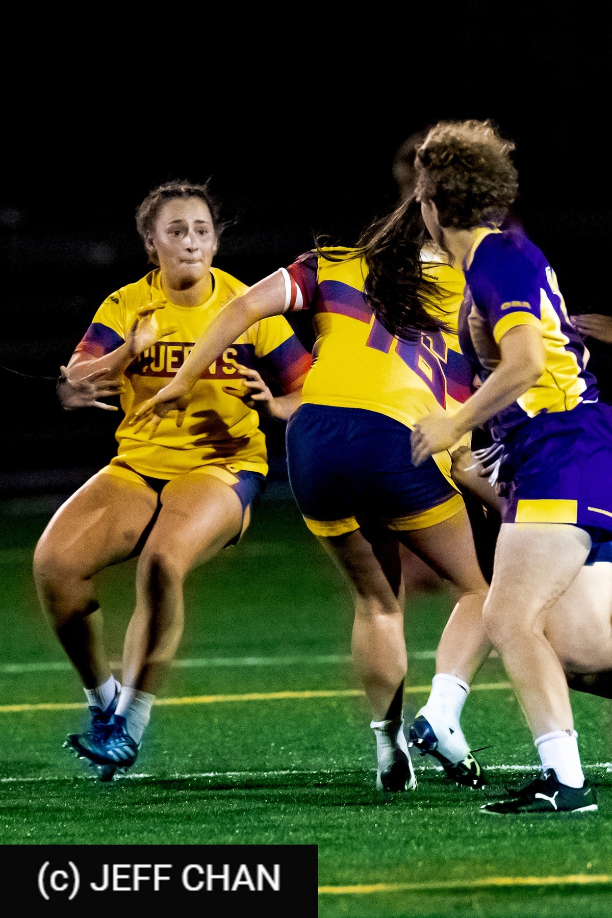  Queen's University - Wilfrid Laurier University - Rugby - OUA 2025 Queen's (W) vs Laurier (#OUW25QWLA10) Photo by: Jeff Chan | Siuxy Sports 2025-10-17