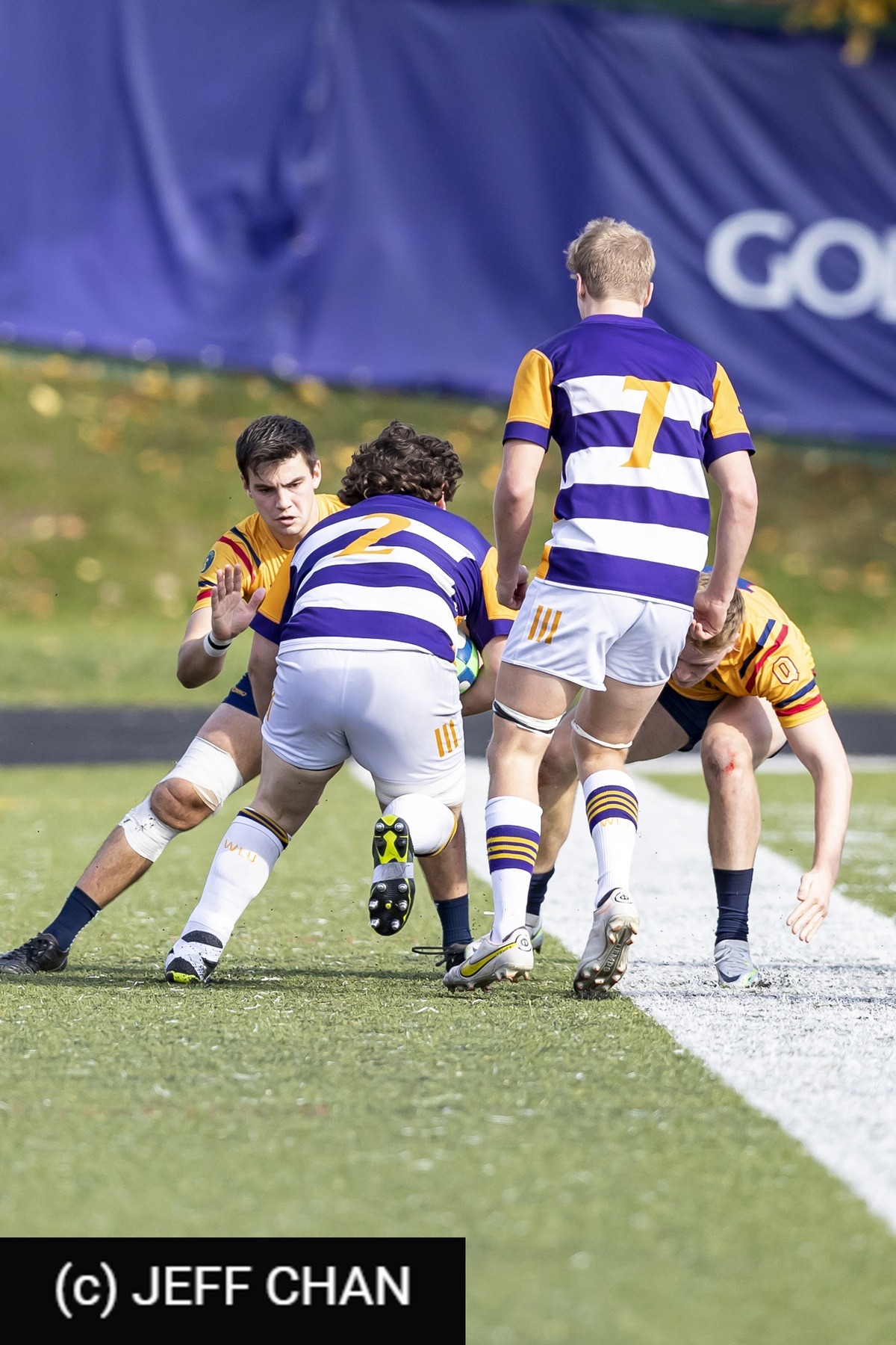  Queen's University - Wilfrid Laurier University - Rugby - OUA 2022 Queen's vs Laurier (#OUA22QULA10) Photo by: Jeff Chan | Siuxy Sports 2022-10-23