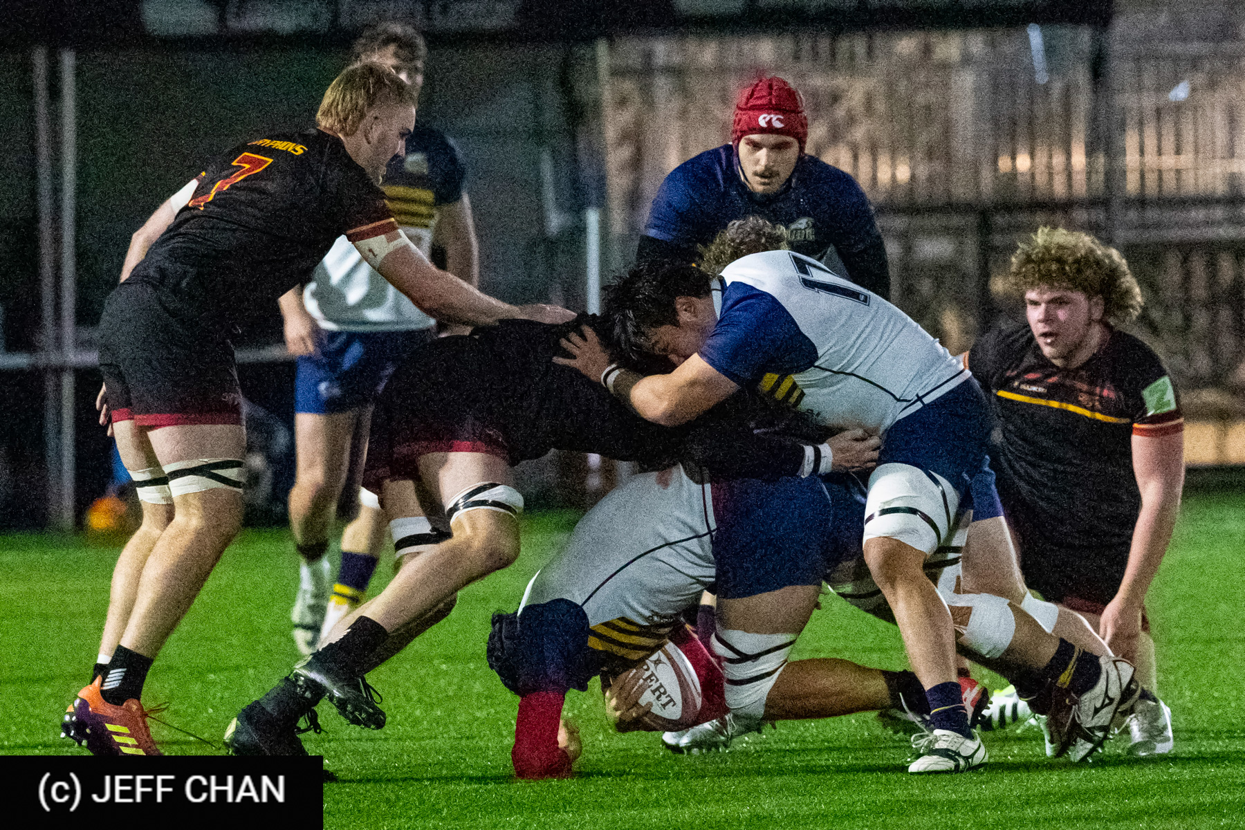 Talon MCMULLIN -  University of British Columbia - University of Guelph - Rugby - CANUMENS 2023 - Semi final - UBC vs Guelph by Jeff Chan (#CANUMENS2307) Photo by: Jeff Chan | Siuxy Sports 2023-11-18